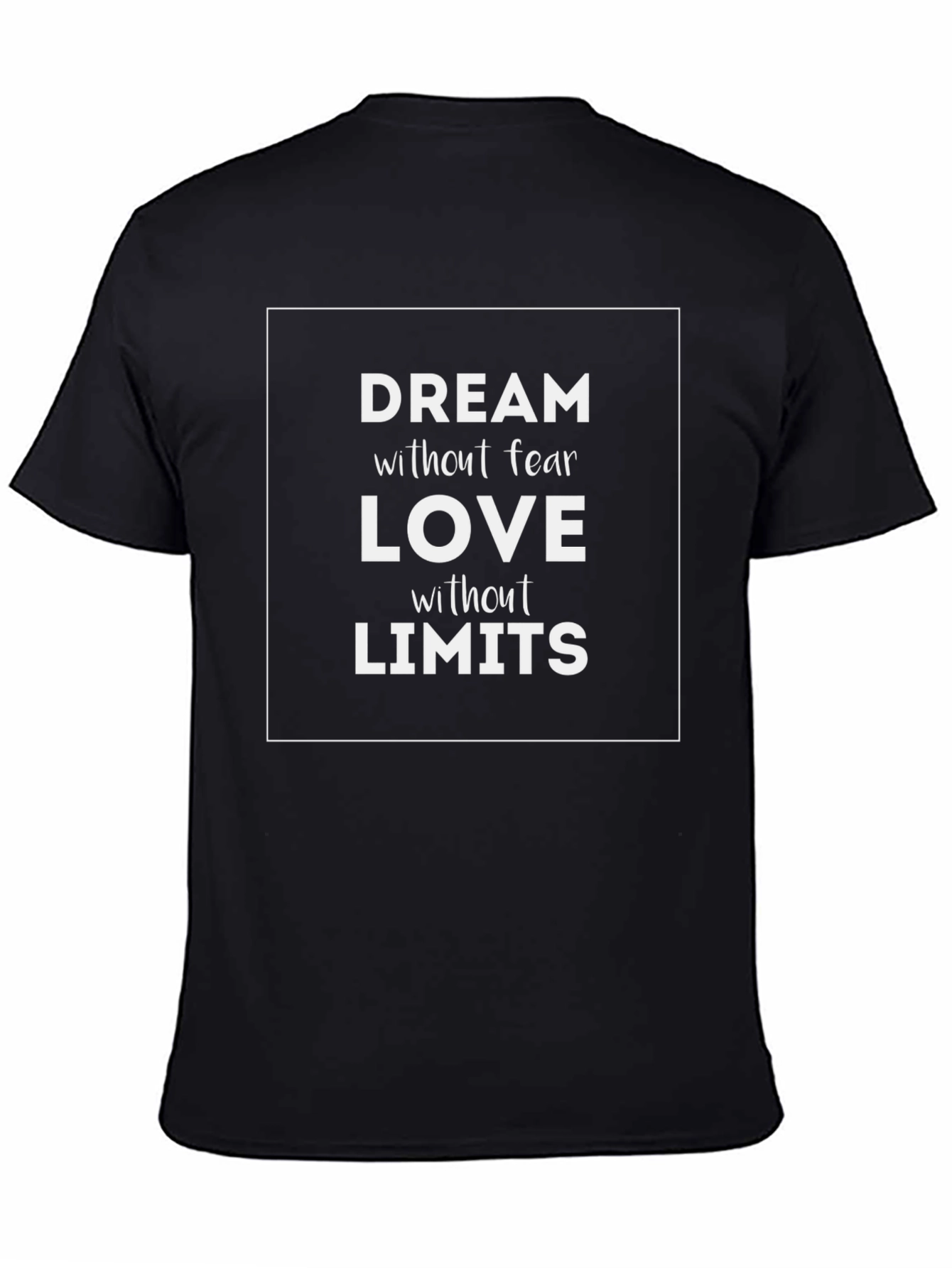 Dream Love Limits Graphic Tee - Black