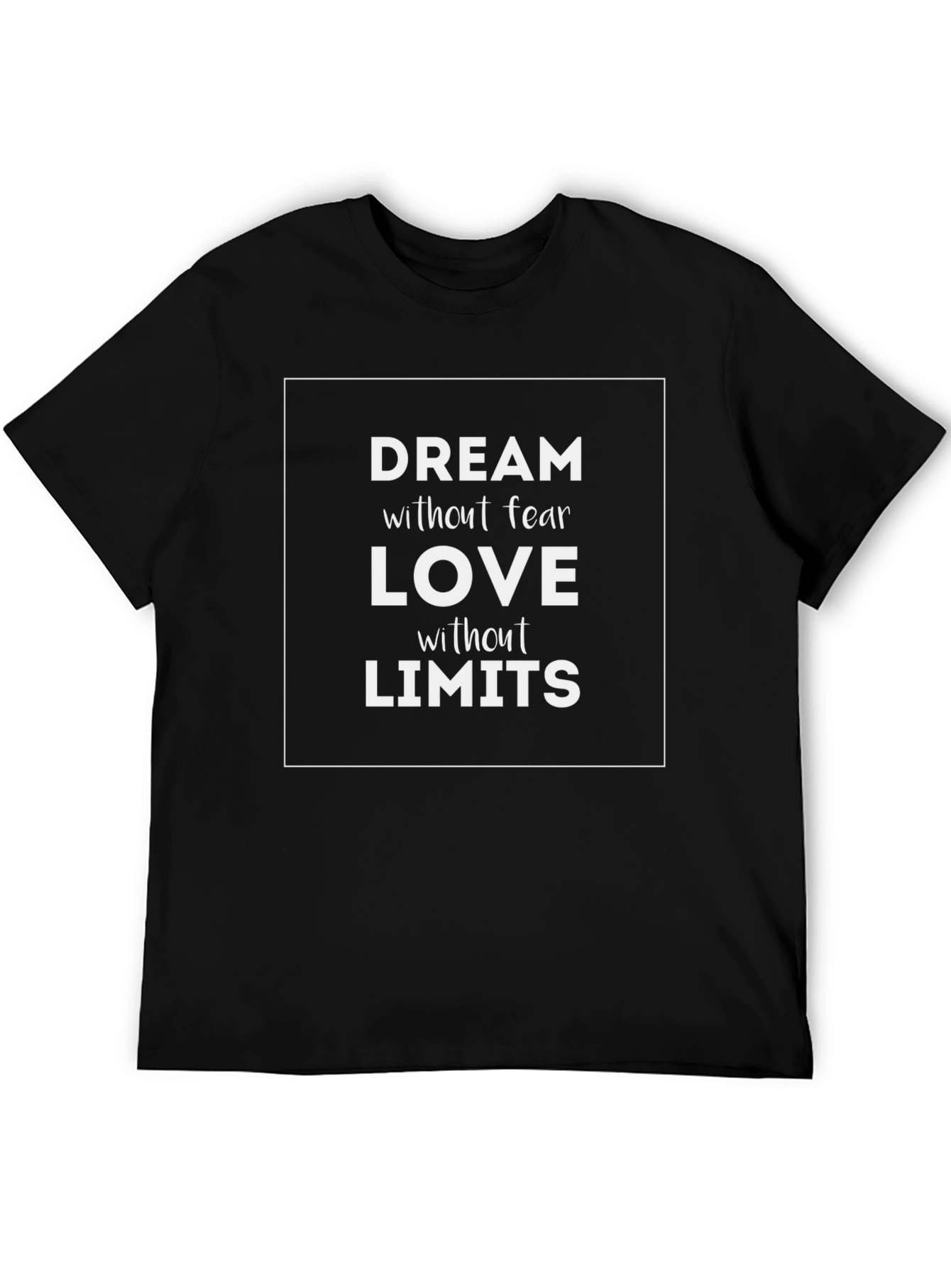 Dream Love Limits Graphic Tee - Black