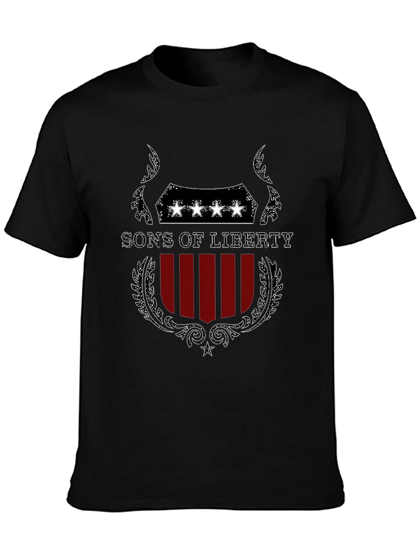 Sons of Liberty Graphic T-Shirt - Patriotic Design