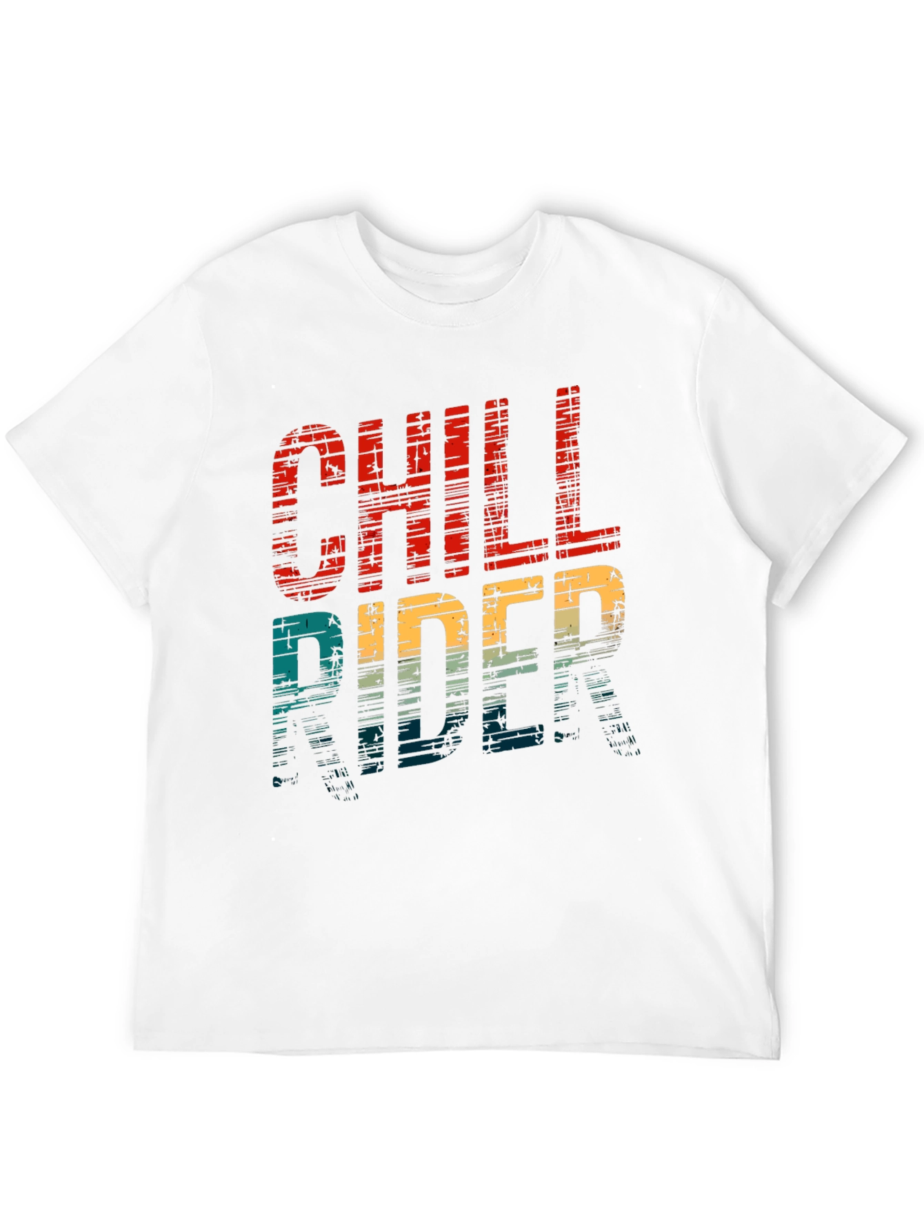Chill Rider Retro Graphic Tee - Soft Cotton T-Shirt