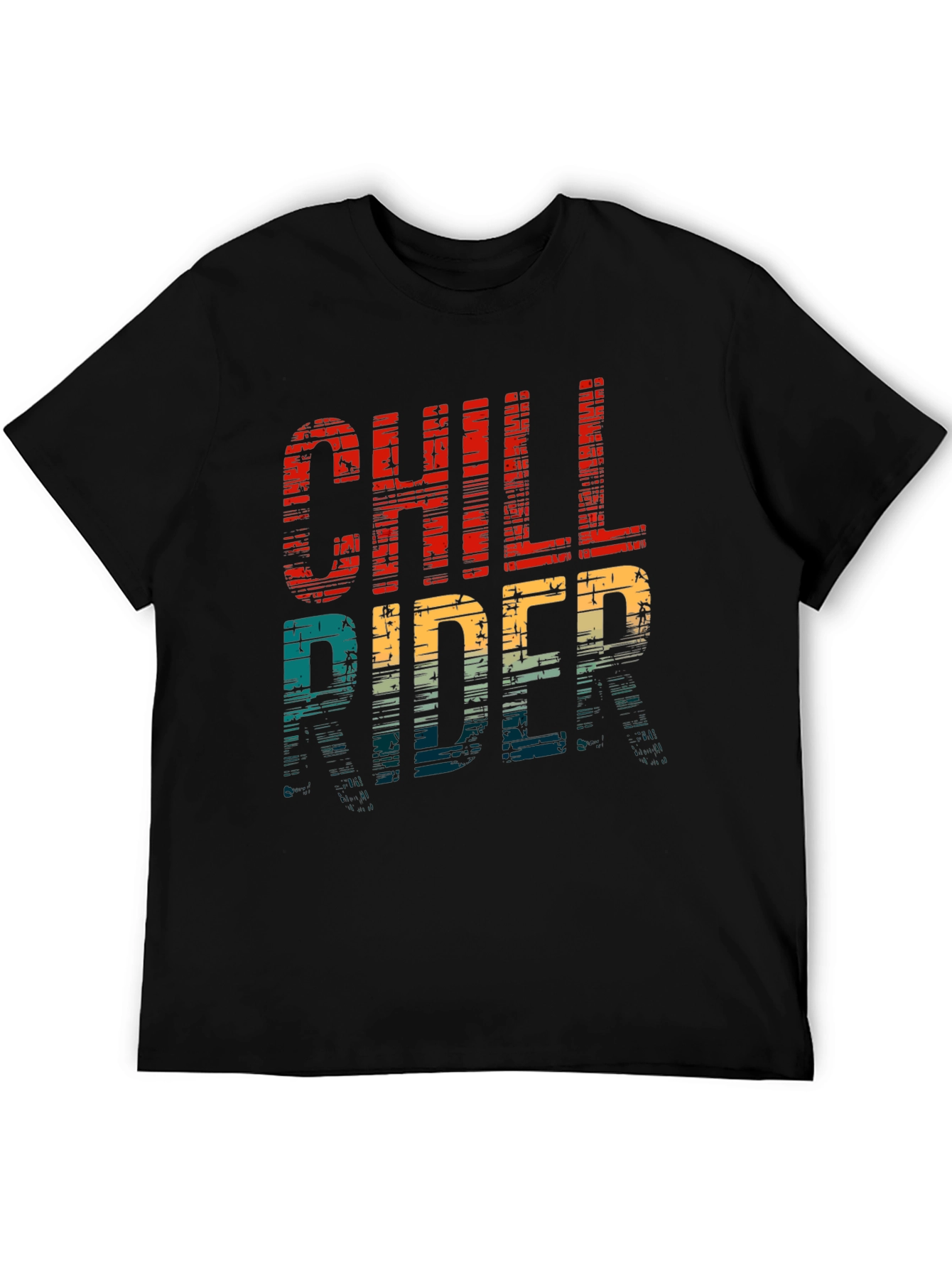 Chill Rider Retro Graphic Tee - Soft Cotton T-Shirt