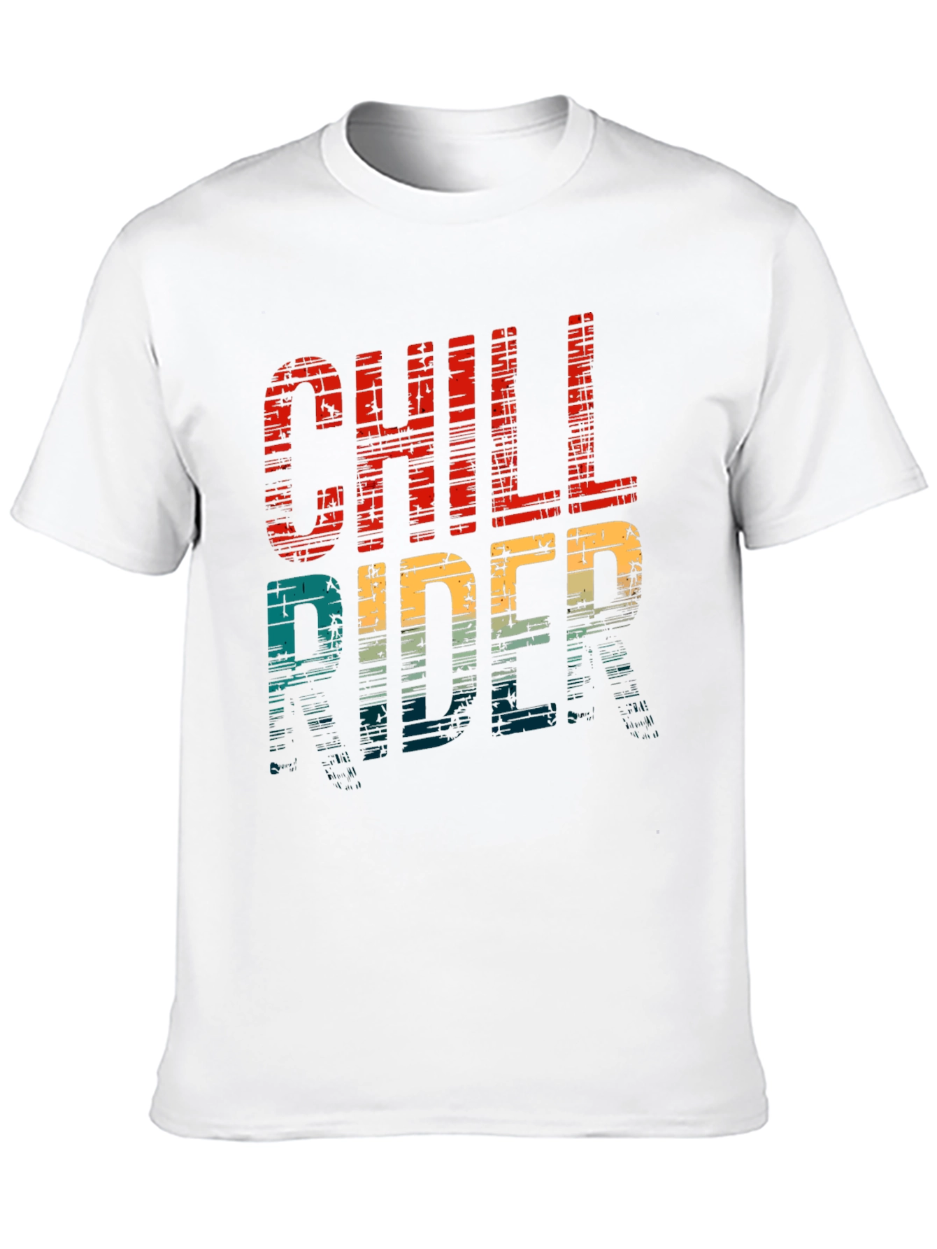 Chill Rider Retro Graphic Tee - Soft Cotton T-Shirt