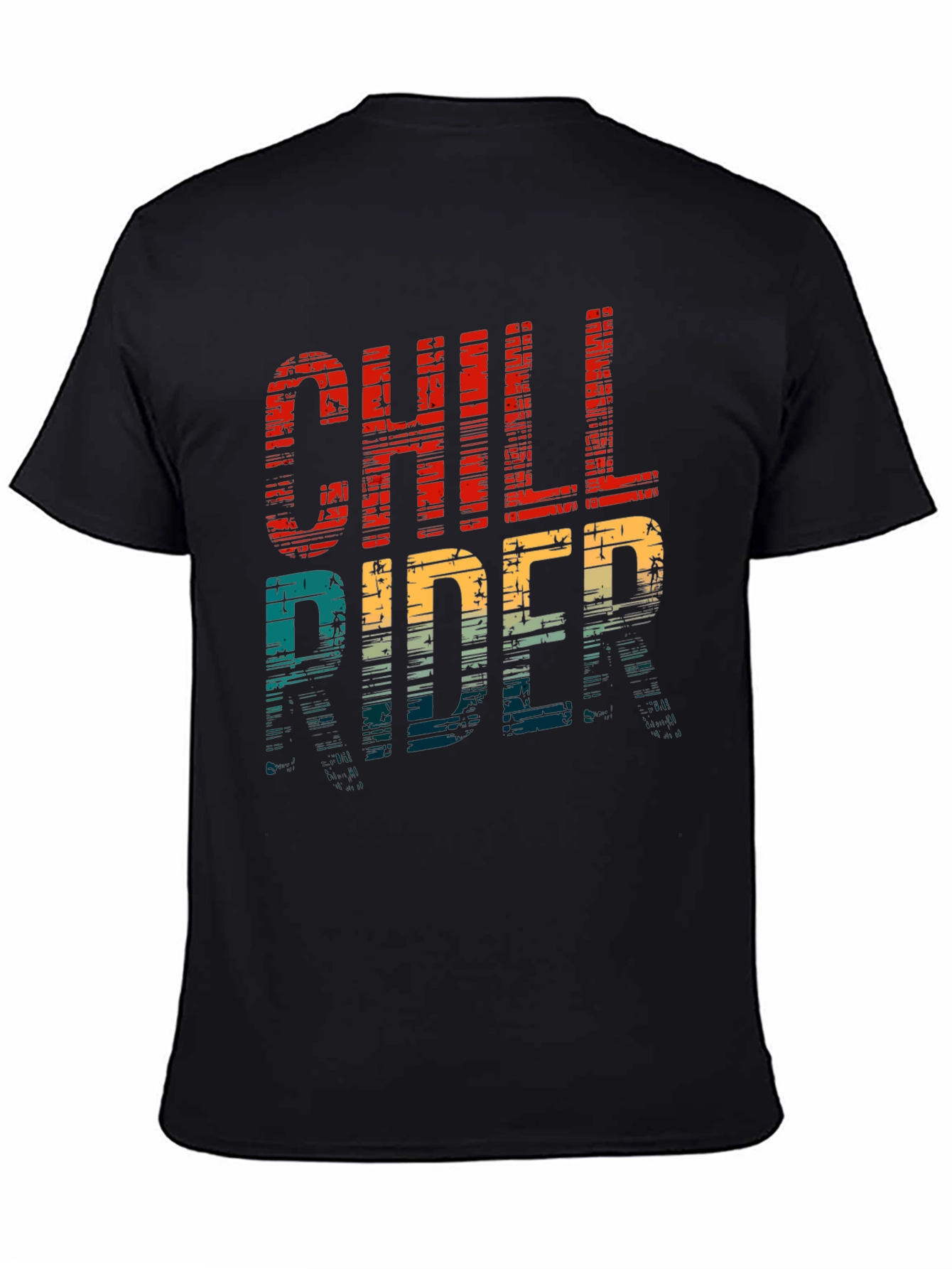 Chill Rider Retro Graphic Tee - Soft Cotton T-Shirt