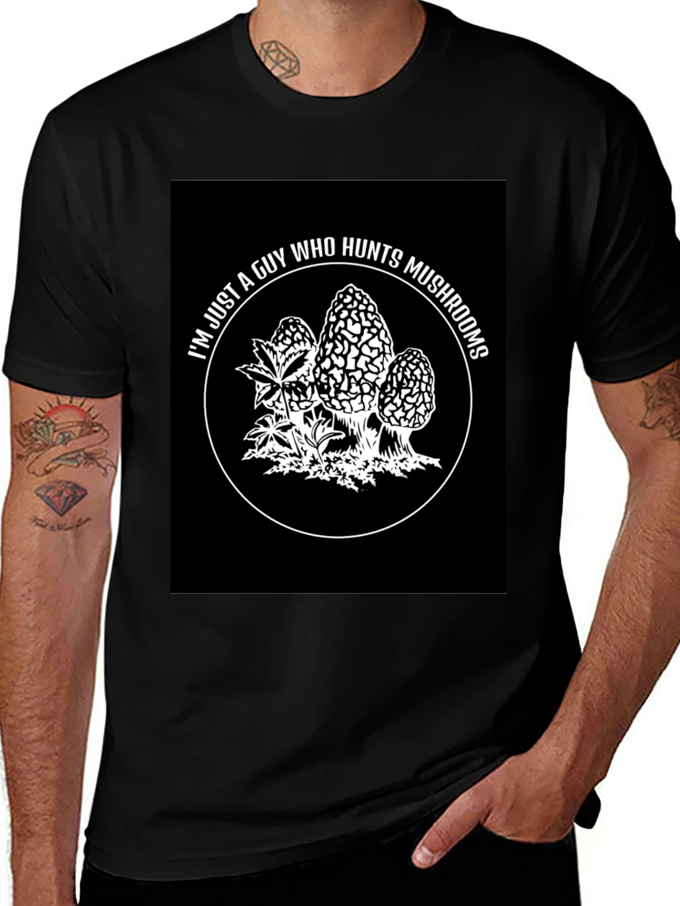 Mushroom Hunter Graphic Tee