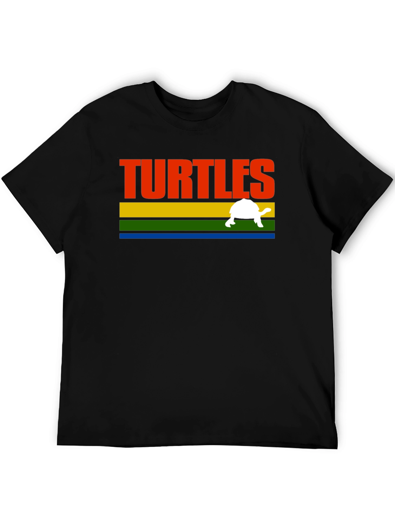 Retro Turtles T-Shirt - Black