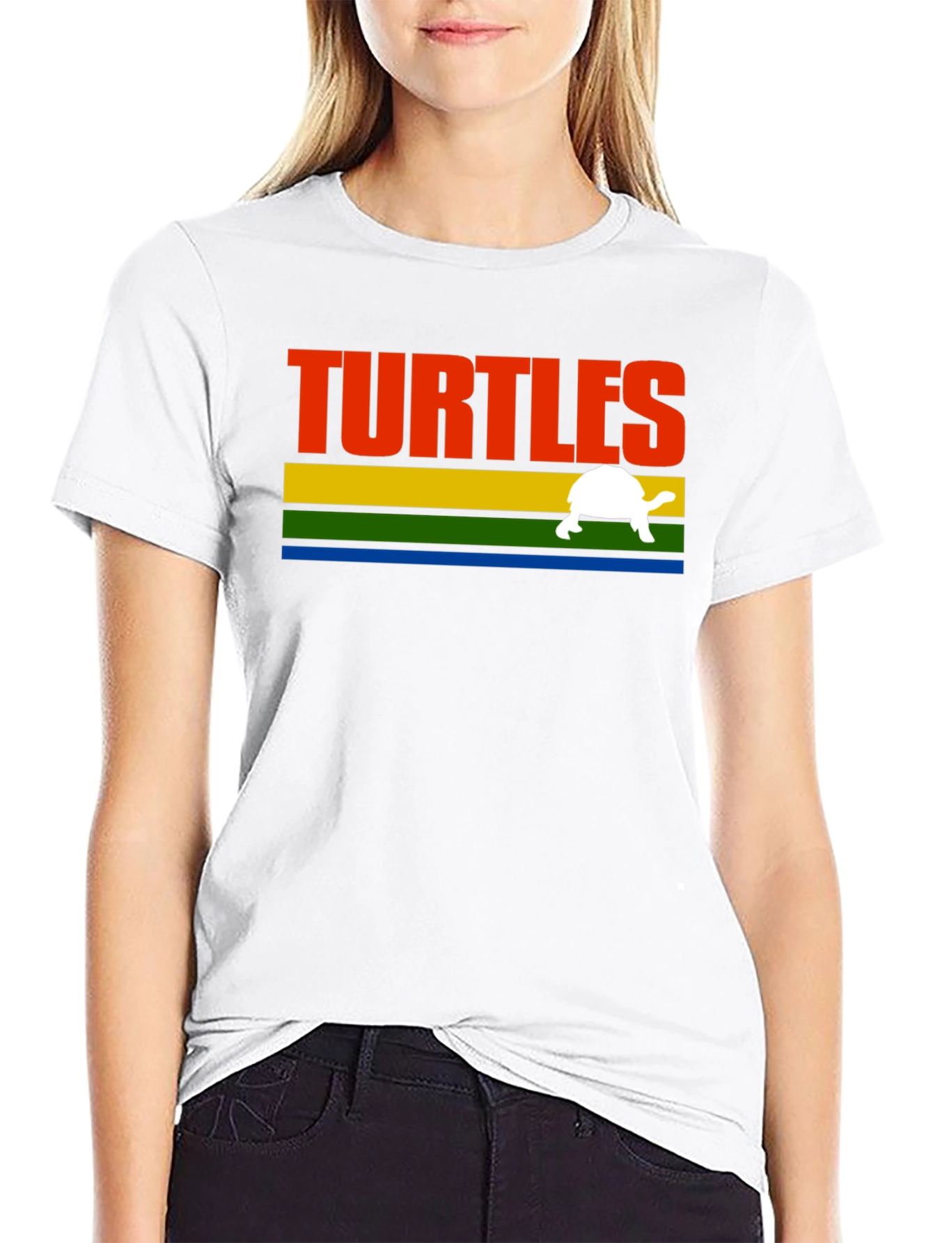 Retro Turtles T-Shirt - Black