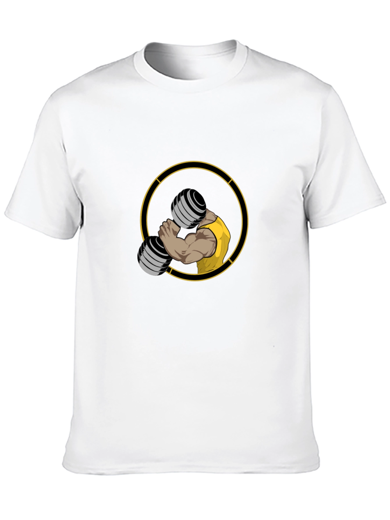 Gym Lift T-Shirt - Black Cotton Graphic Tee