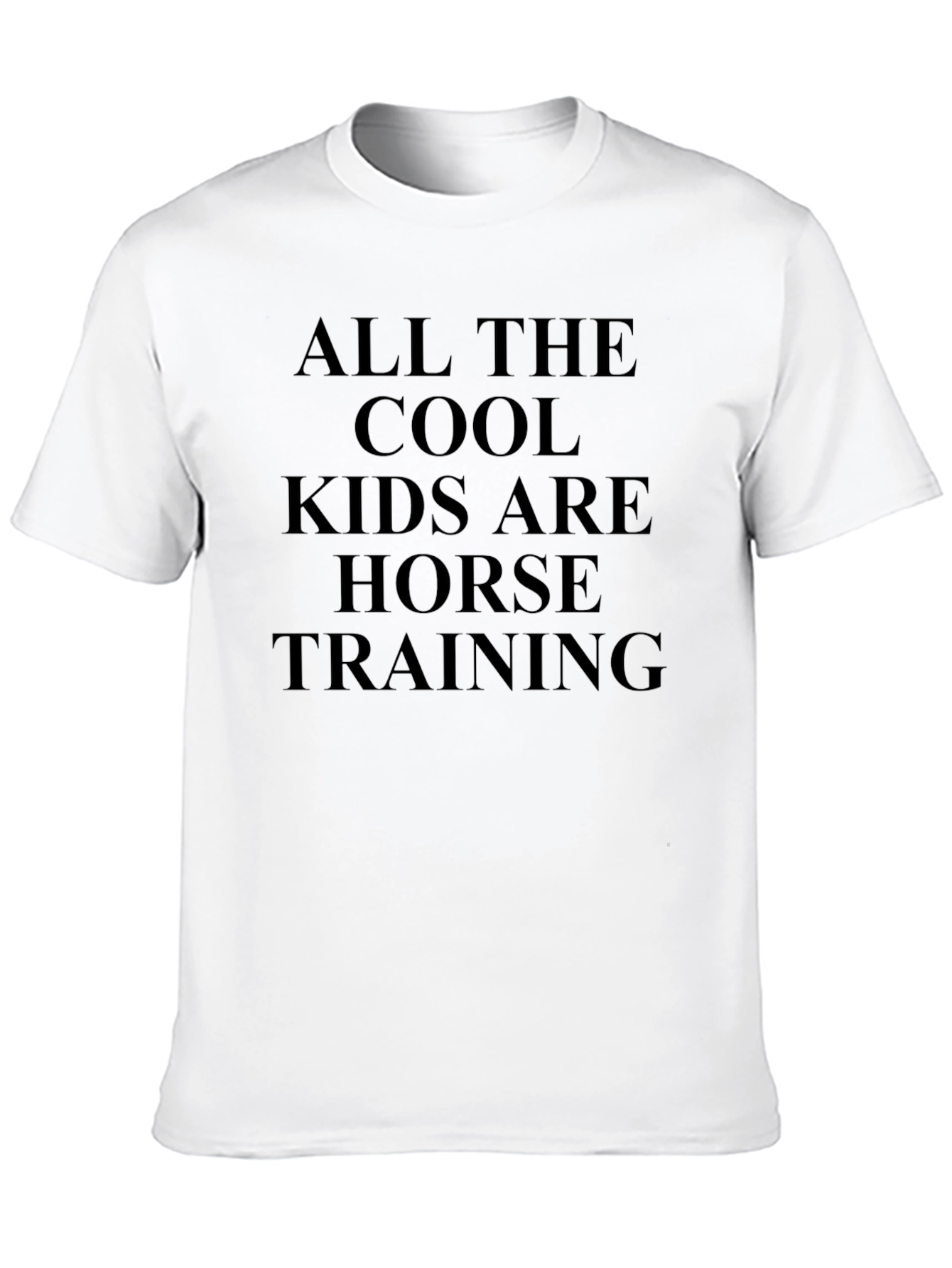 Cool Kids Horse Training Black T-Shirt