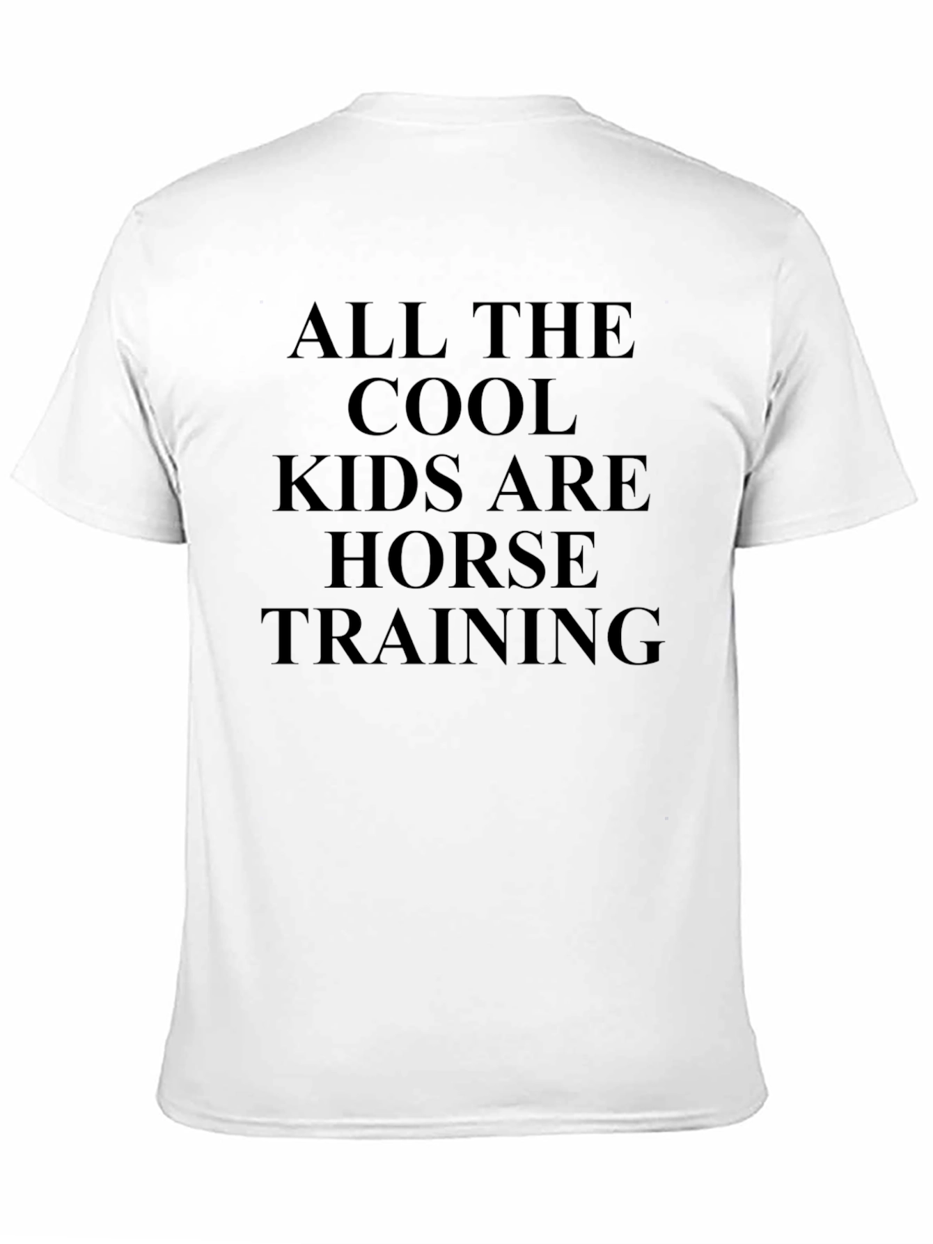 Cool Kids Horse Training Black T-Shirt