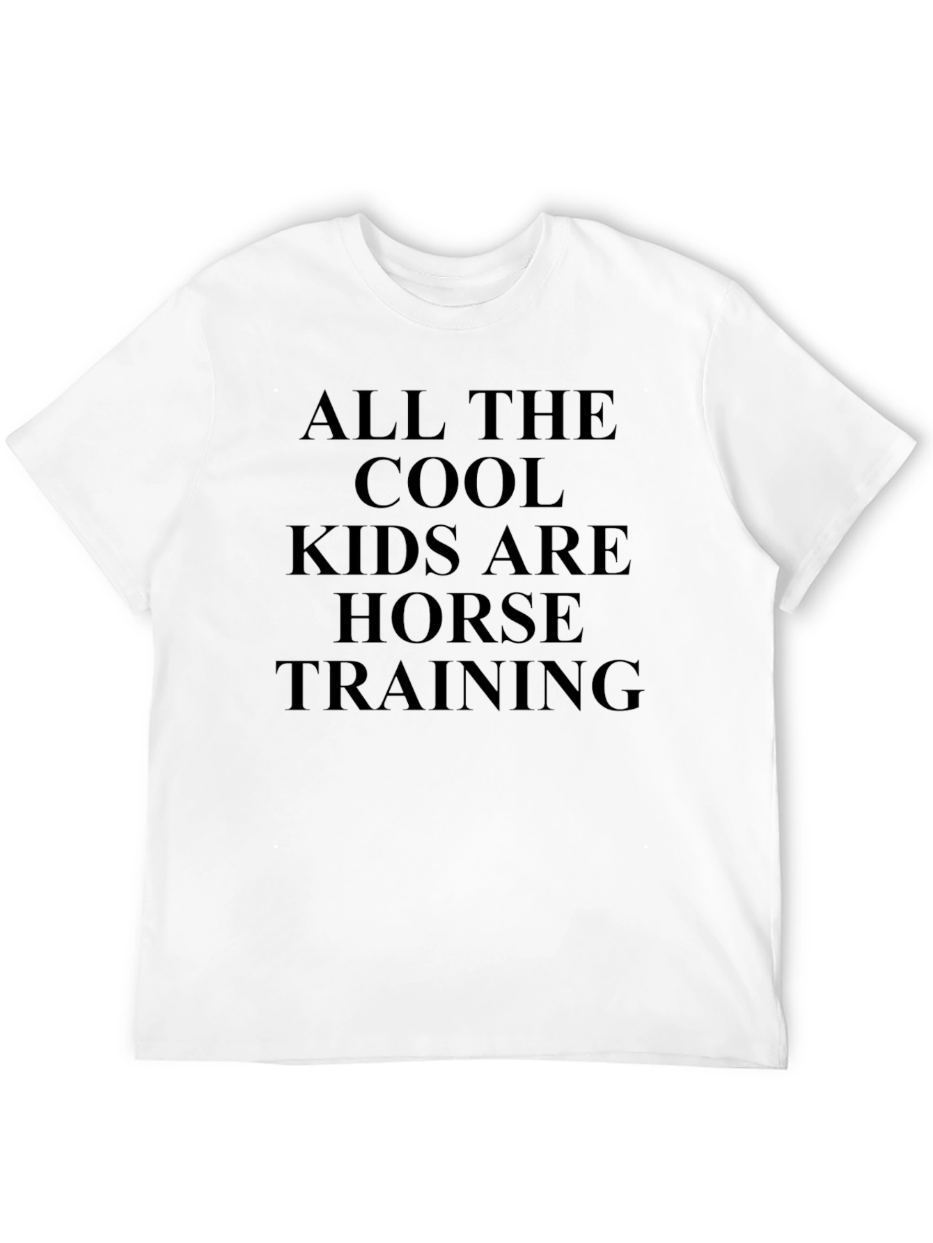 Cool Kids Horse Training Black T-Shirt