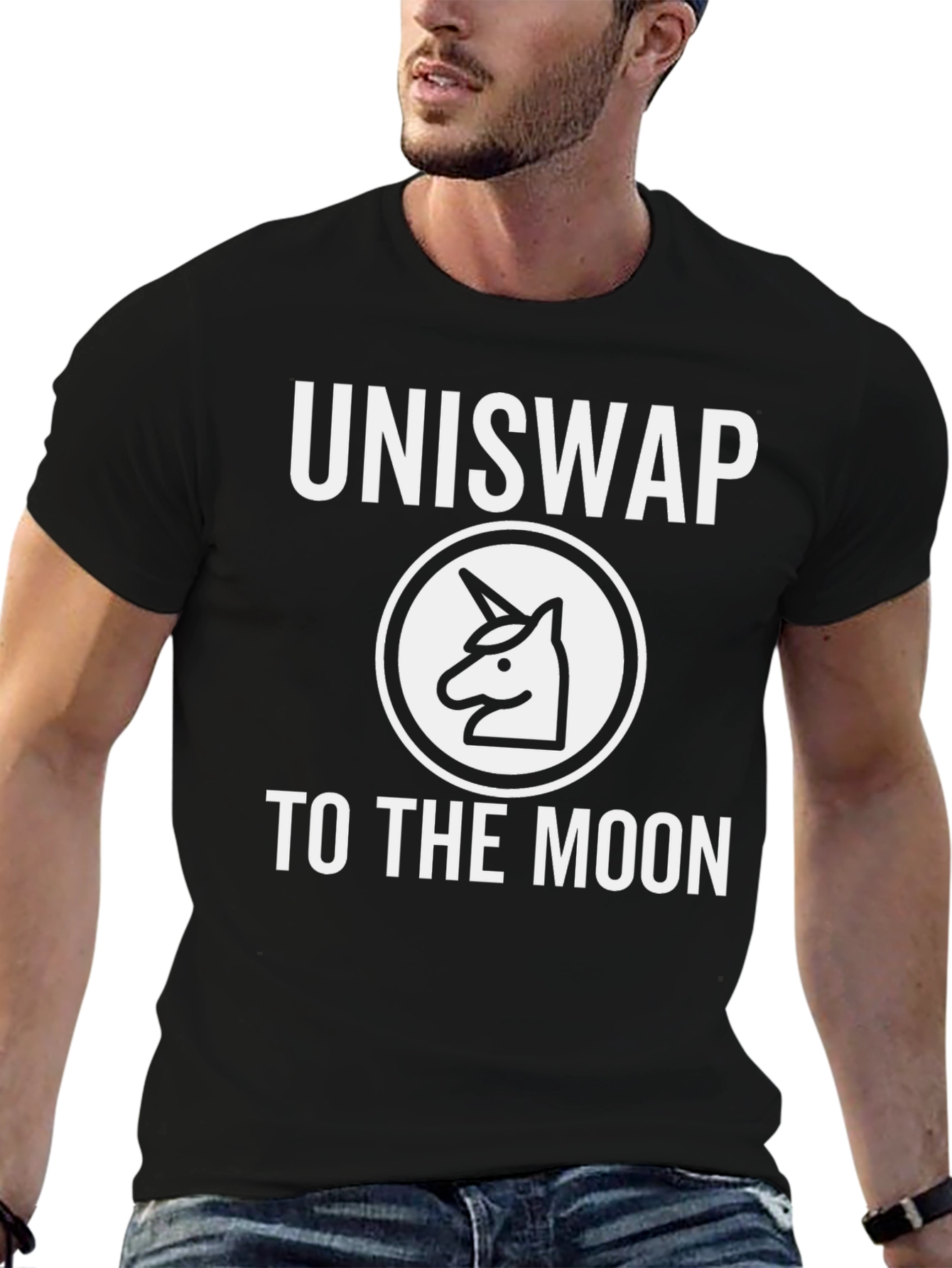 Uniswap Crypto T-Shirt - To The Moon!