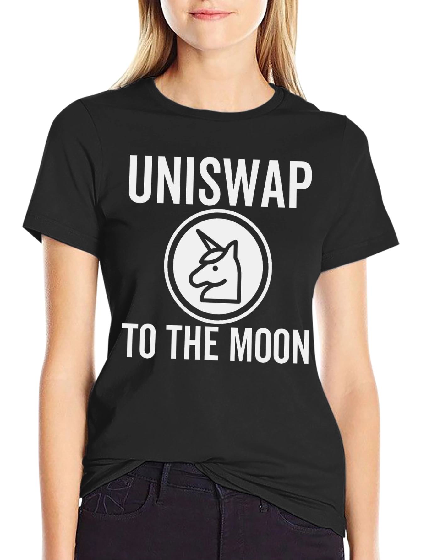 Uniswap Crypto T-Shirt - To The Moon!