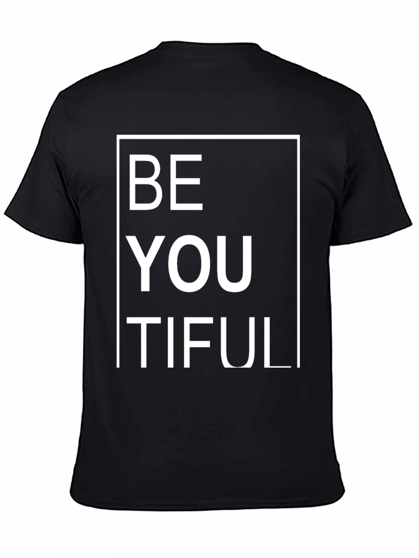 BeYOUtiful Black Graphic T-Shirt