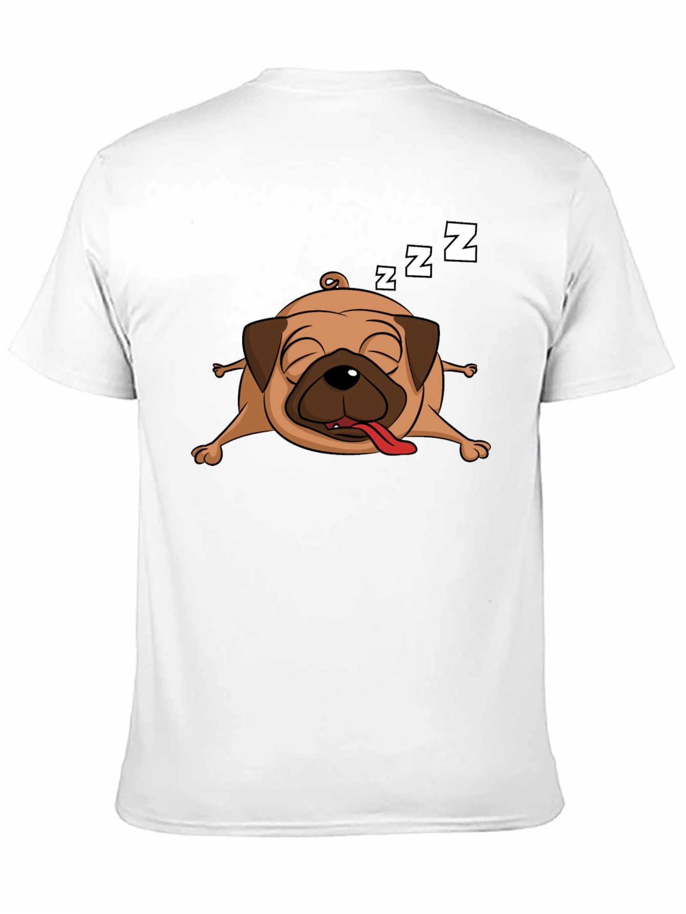 Sleeping Pug Graphic T-Shirt