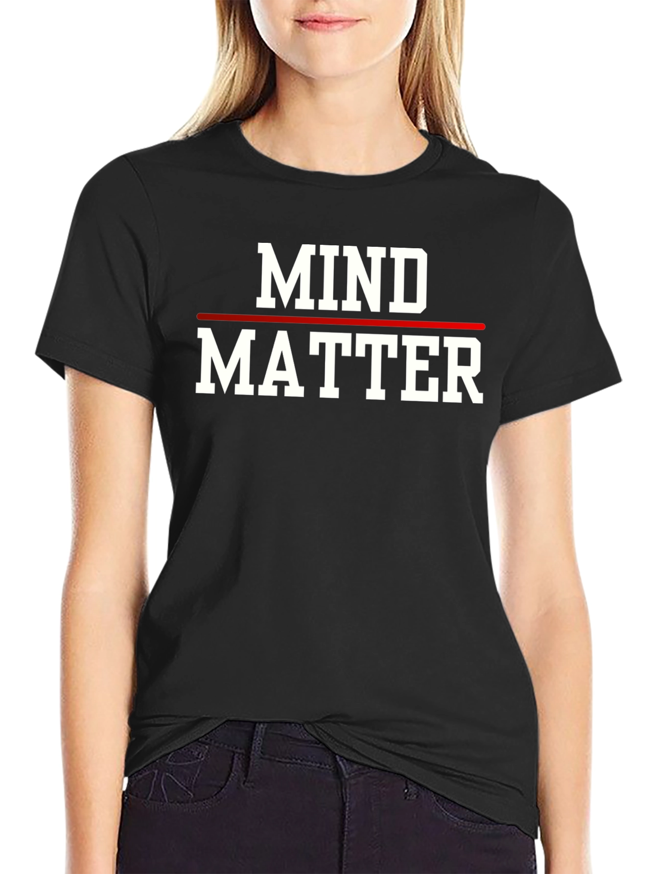 Mind Over Matter Graphic Tee - Unisex Black T-Shirt