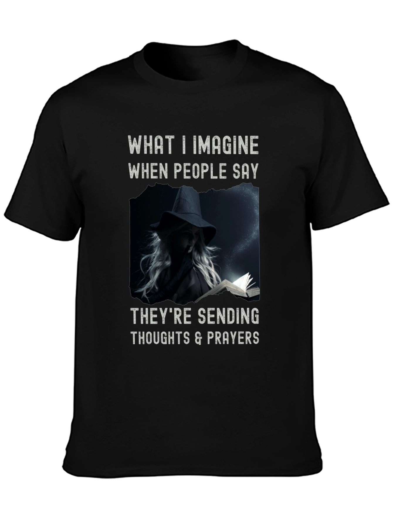 Witchcraft Tee: Thoughts & Prayers Graphic T-Shirt