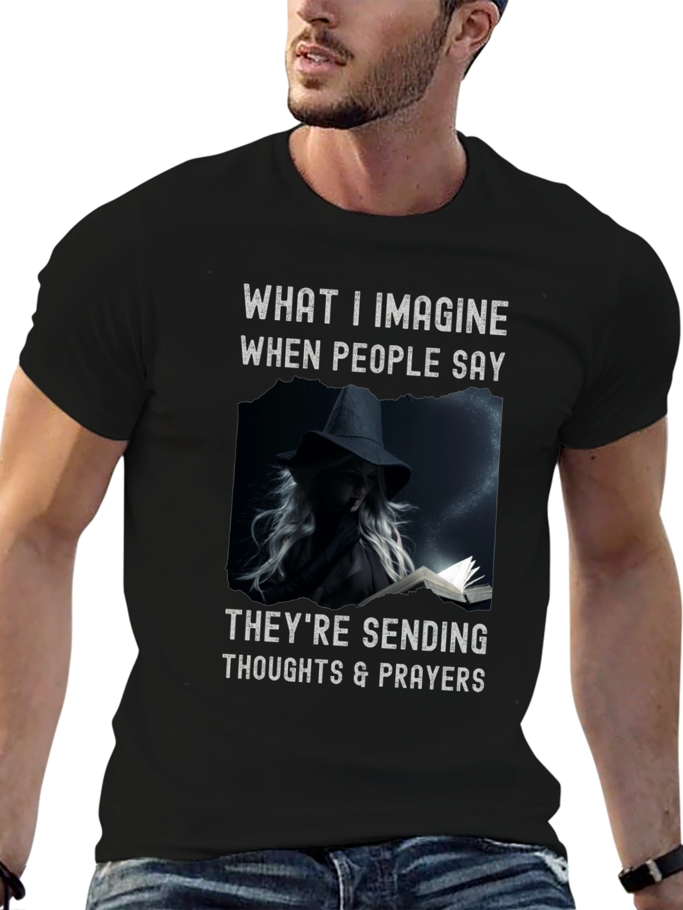 Witchcraft Tee: Thoughts & Prayers Graphic T-Shirt