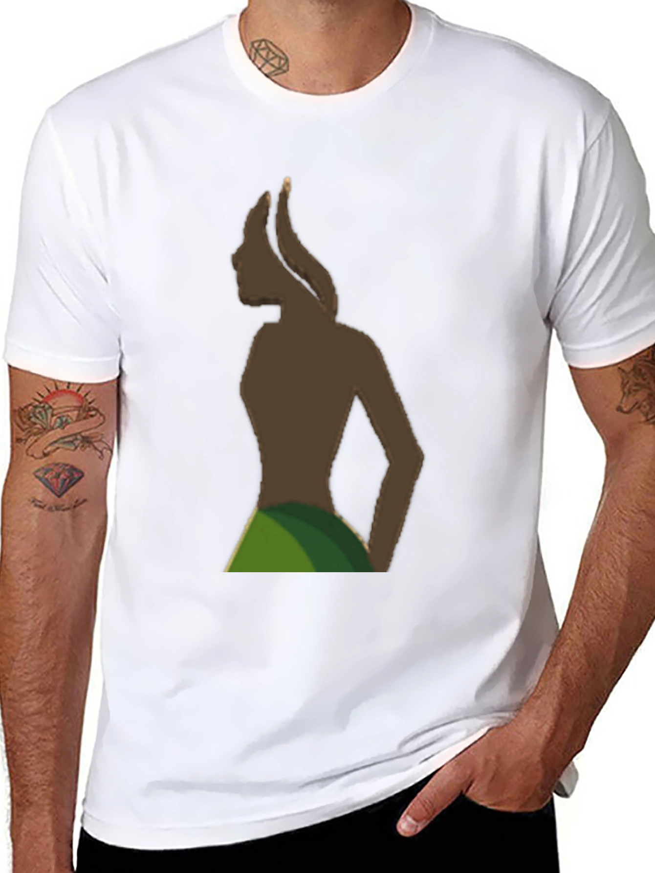 Silhouette Graphic T-Shirt - Modern Style