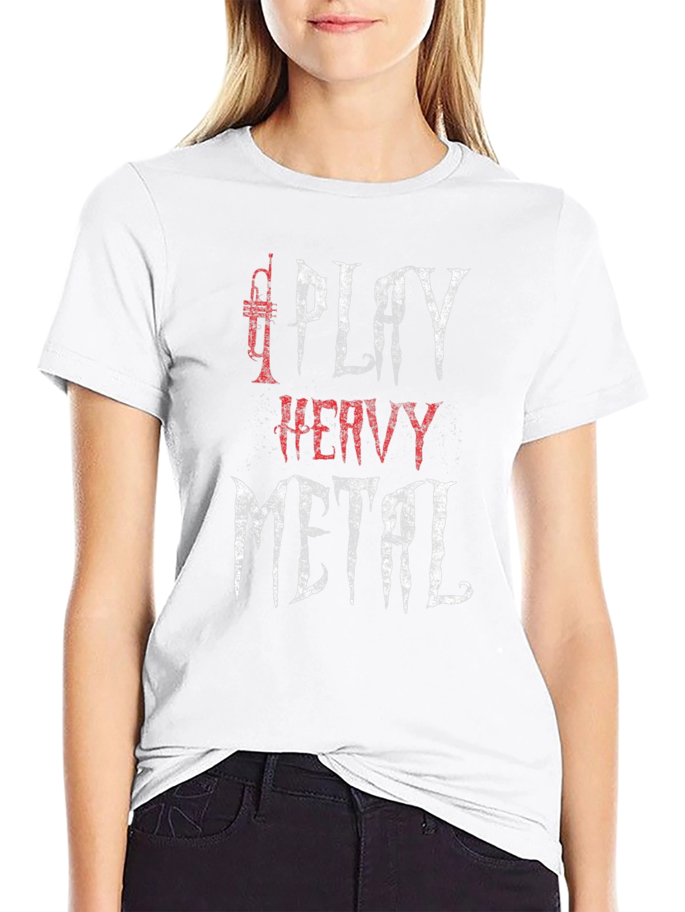 Play Heavy Metal T-Shirt - Trumpet Graphic Tee