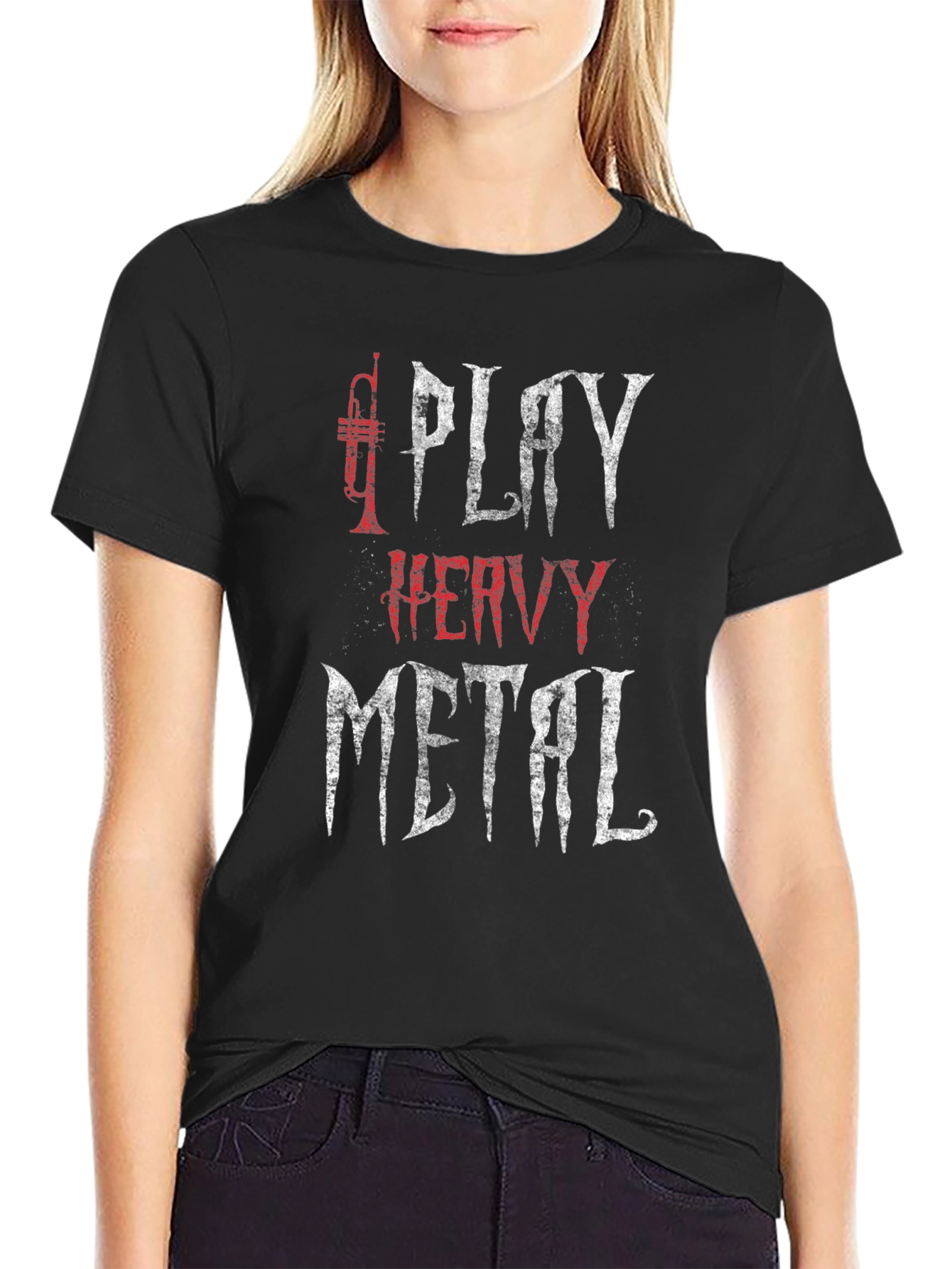 Play Heavy Metal T-Shirt - Trumpet Graphic Tee