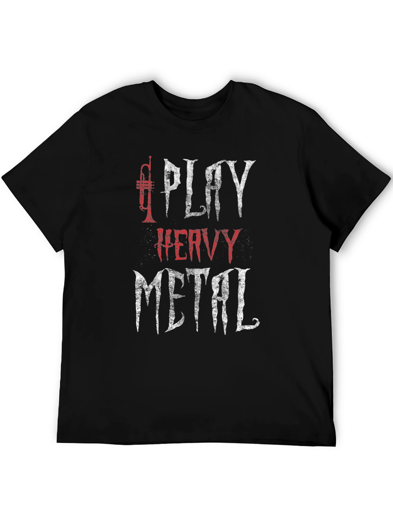 Play Heavy Metal T-Shirt - Trumpet Graphic Tee