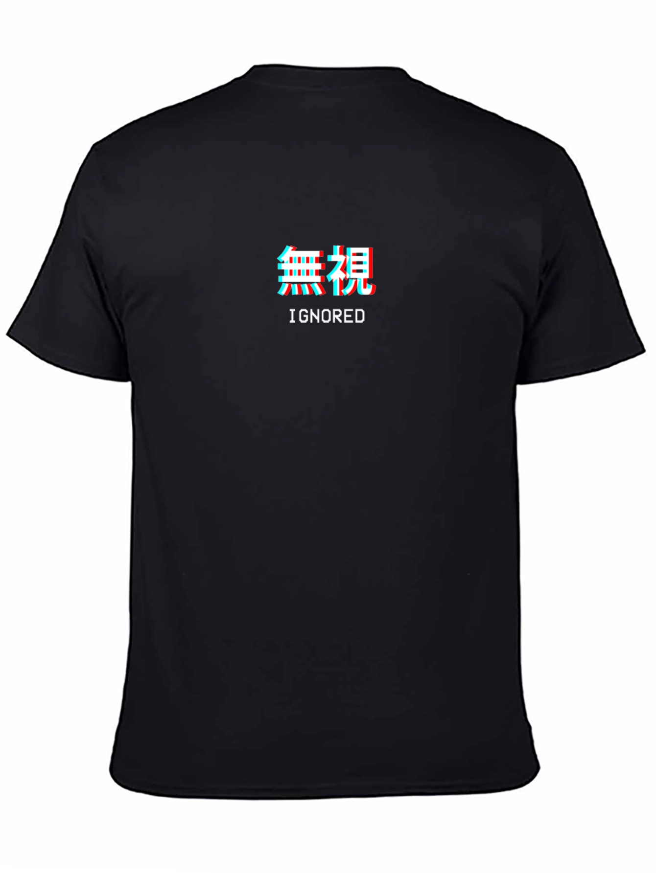 Ignored Graphic Tee - Black T-Shirt