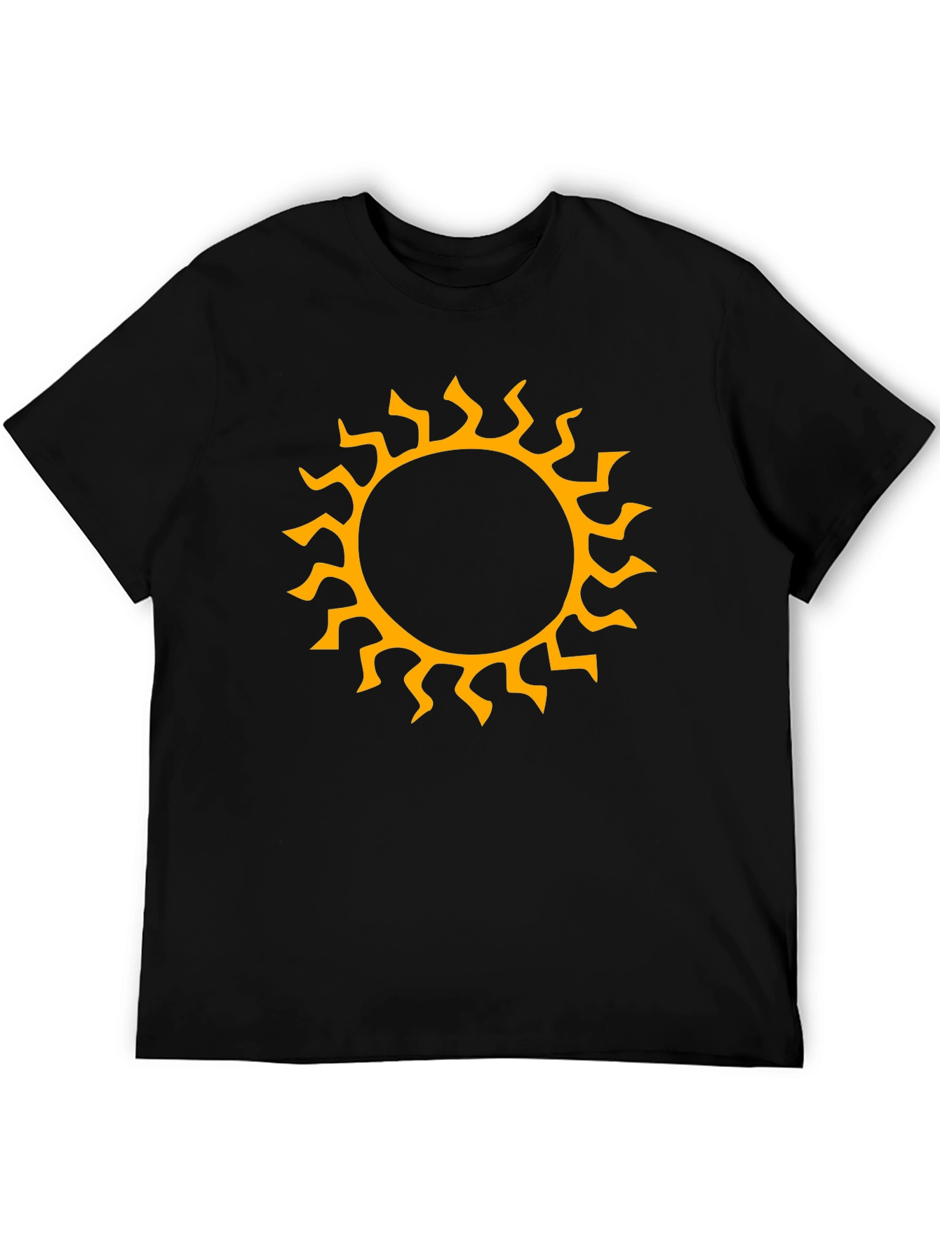 Sun Graphic Black T-Shirt