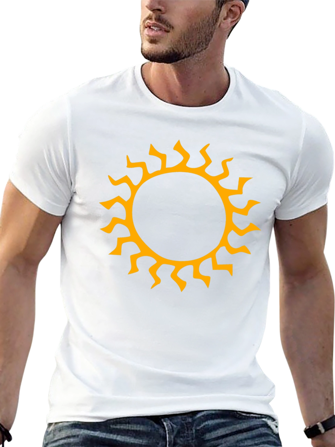 Sun Graphic Black T-Shirt