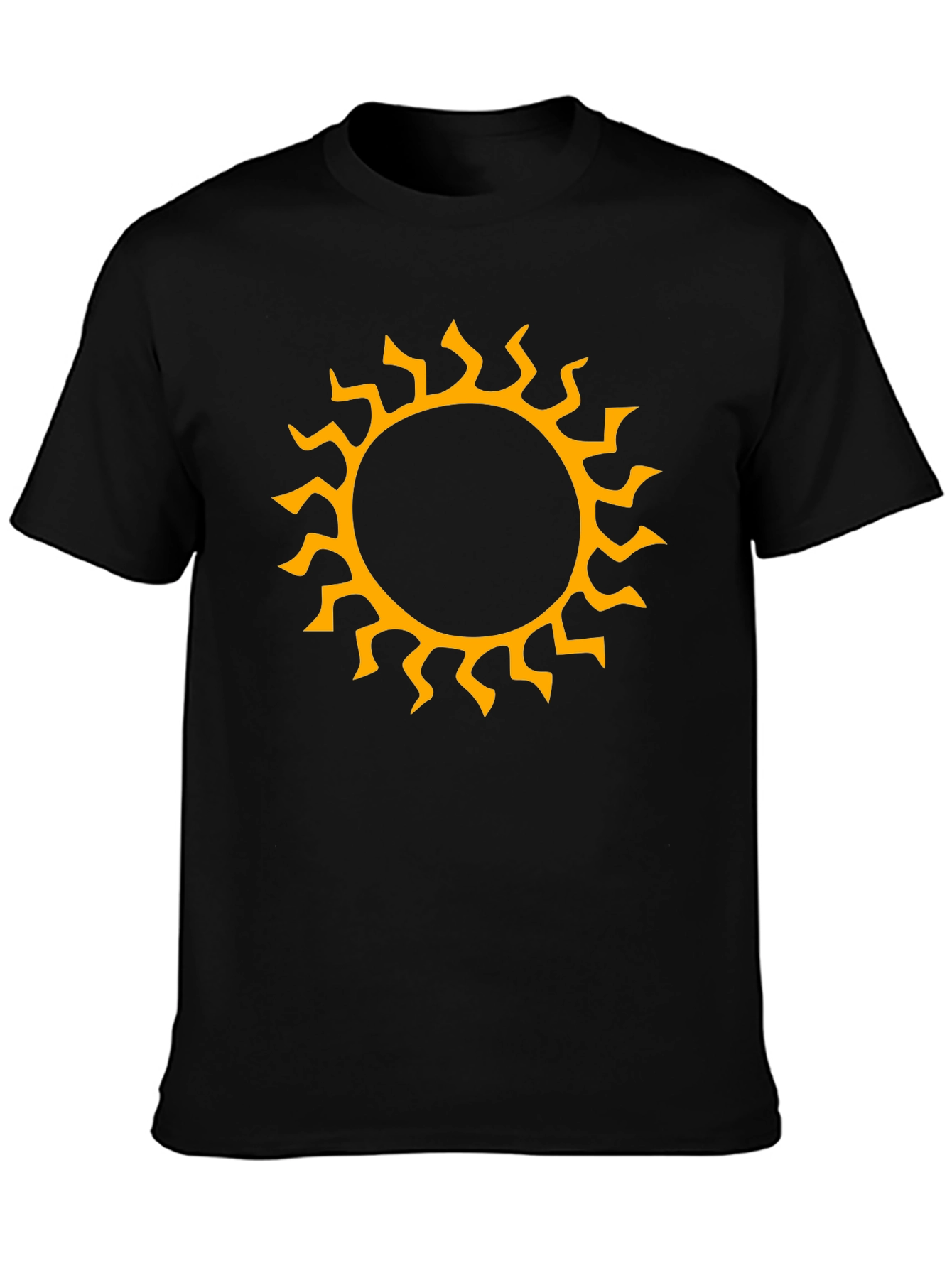 Sun Graphic Black T-Shirt