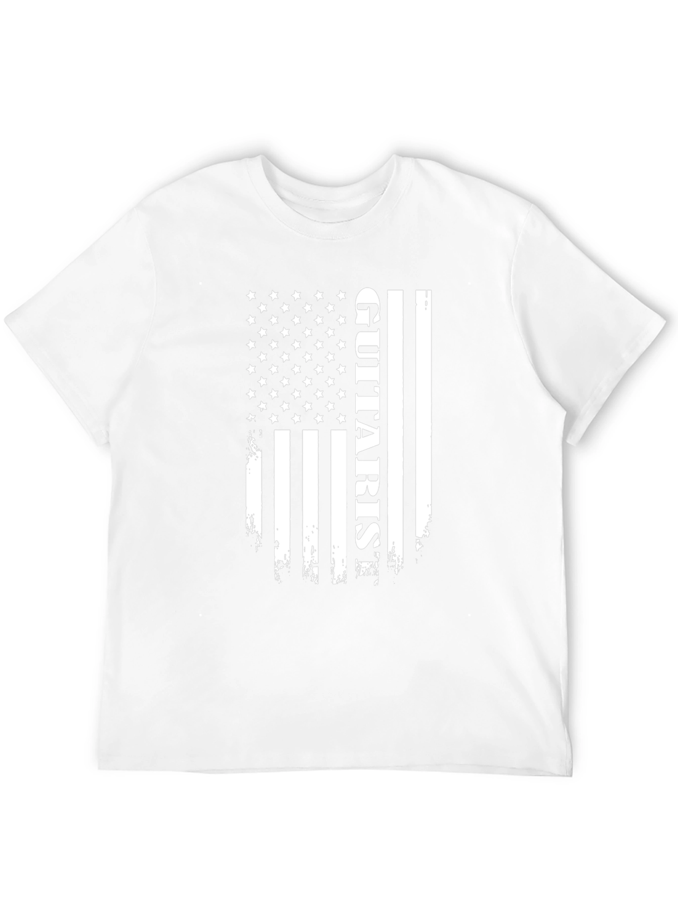 Guitarist American Flag Graphic Tee - Music Lover T-Shirt