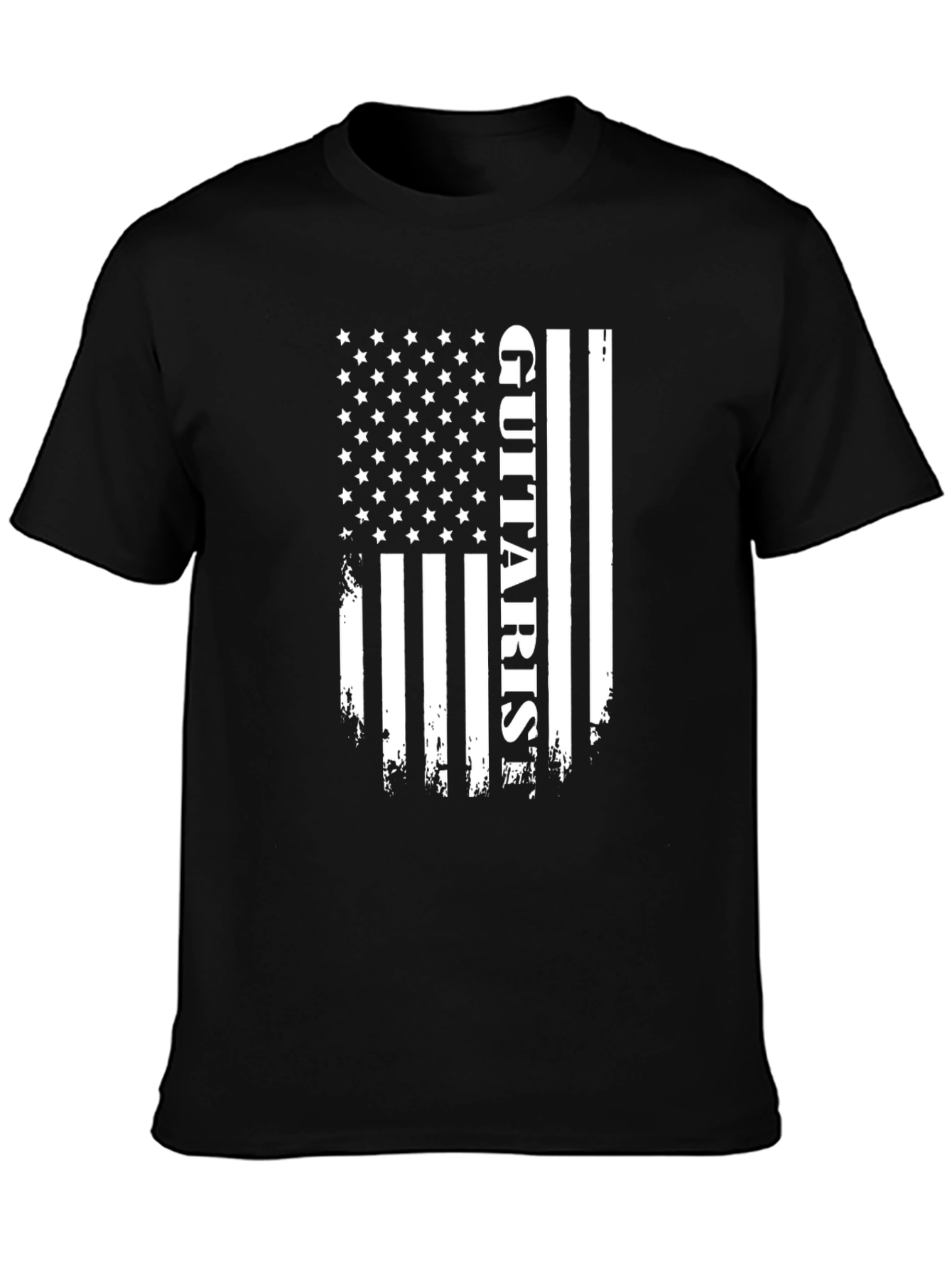 Guitarist American Flag Graphic Tee - Music Lover T-Shirt
