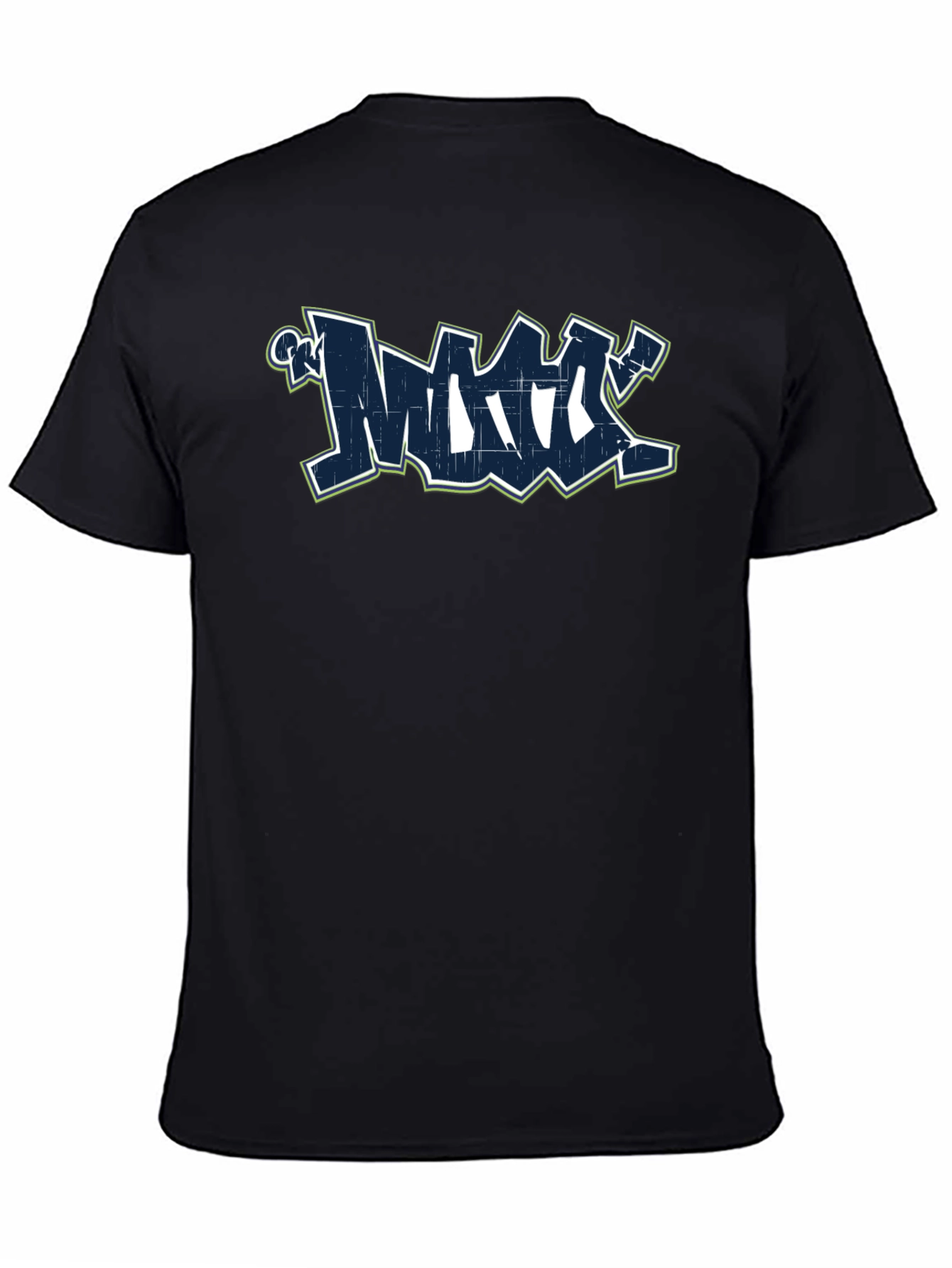 Graffiti Graphic Black T-Shirt