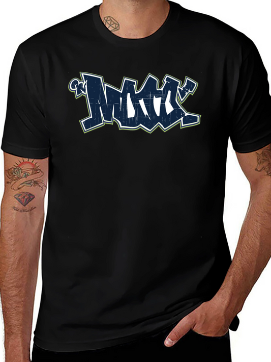 Graffiti Graphic Black T-Shirt