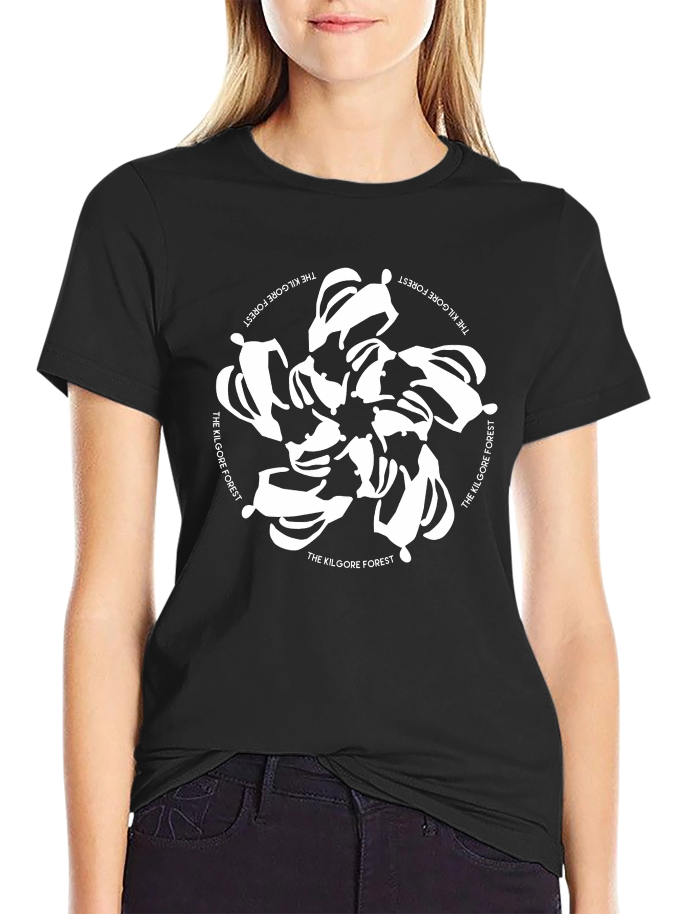Kilgore Forest Tee - Black Graphic T-Shirt