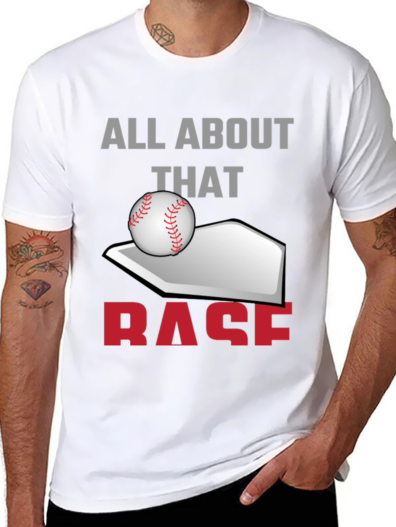 All About That Base Baseball T-Shirt