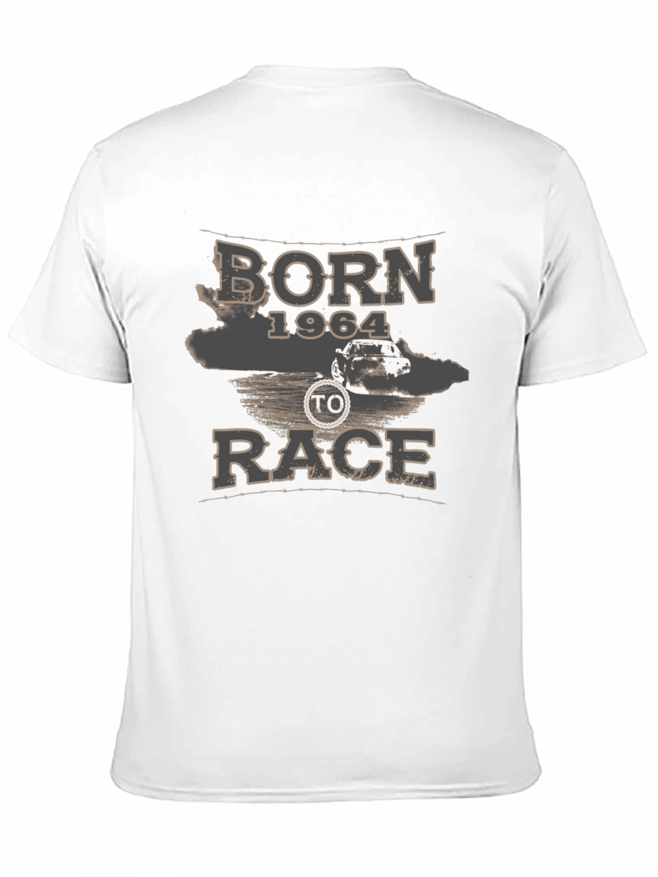 Born 1964 To Race Mens Black T-Shirt