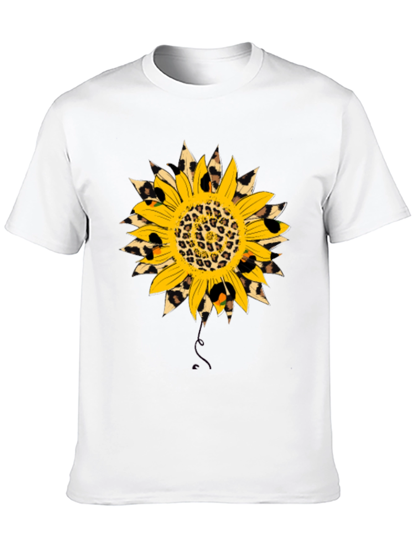 Sunflower Leopard Print Graphic Tee