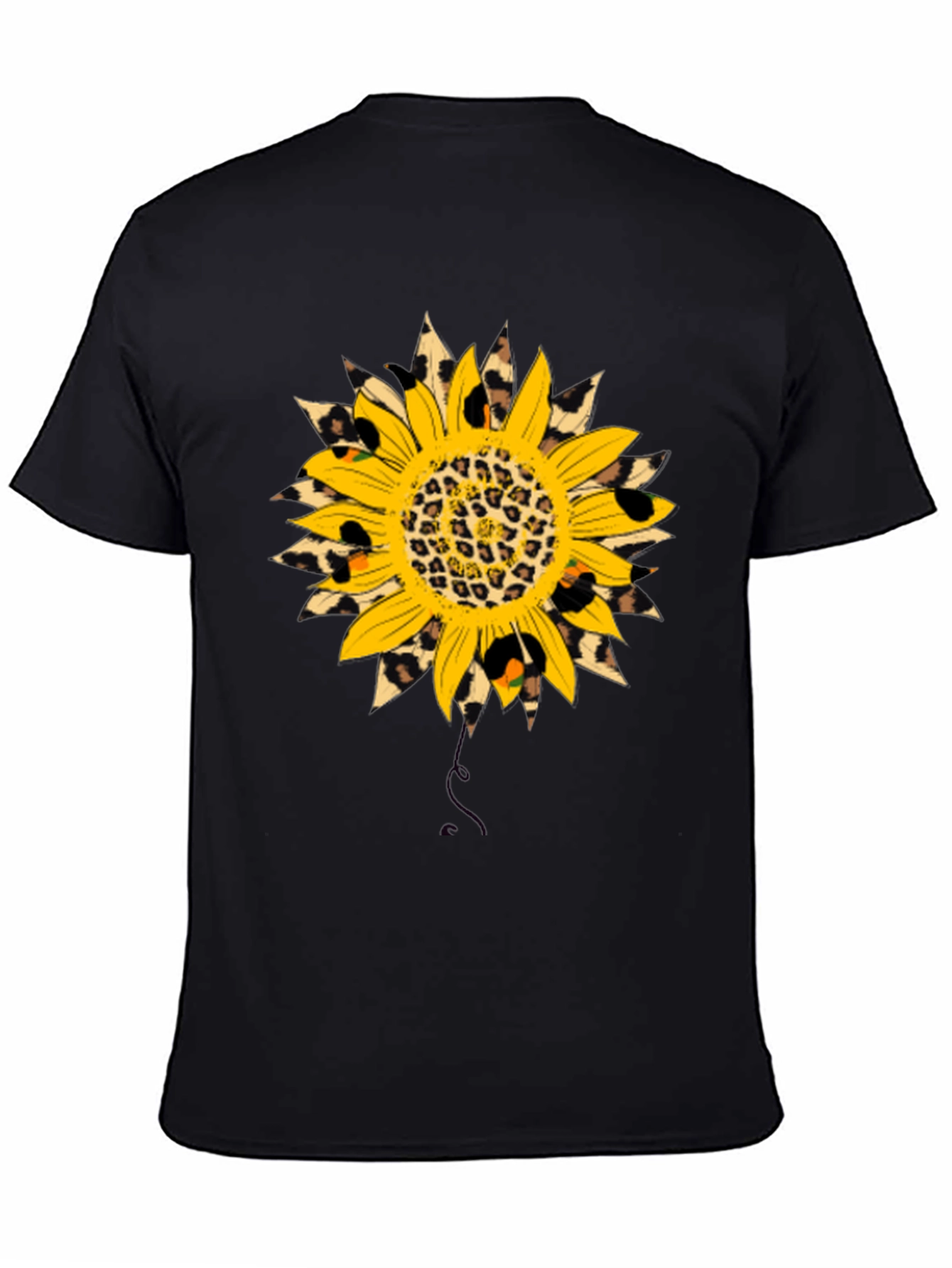 Sunflower Leopard Print Graphic Tee
