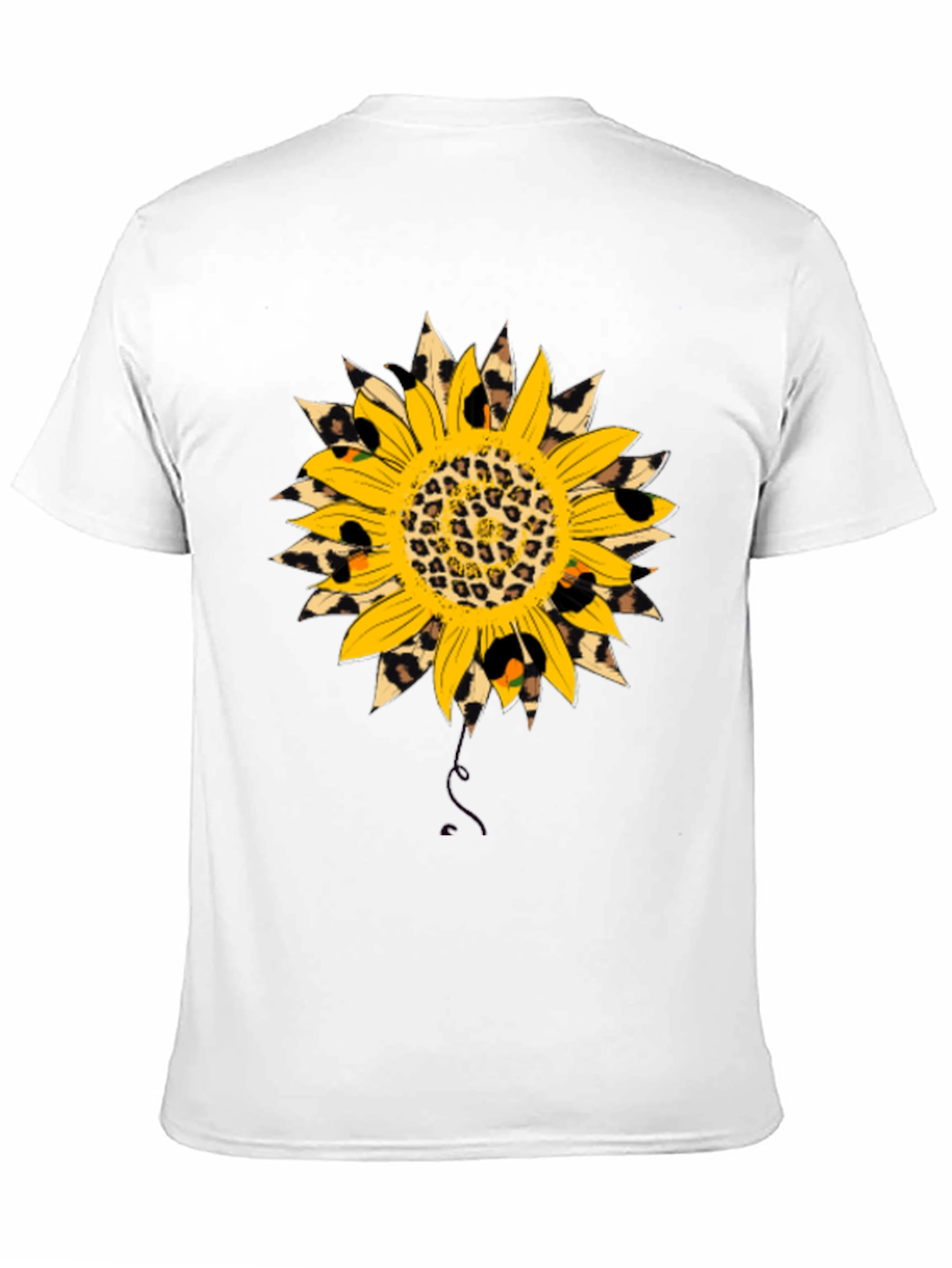 Sunflower Leopard Print Graphic Tee