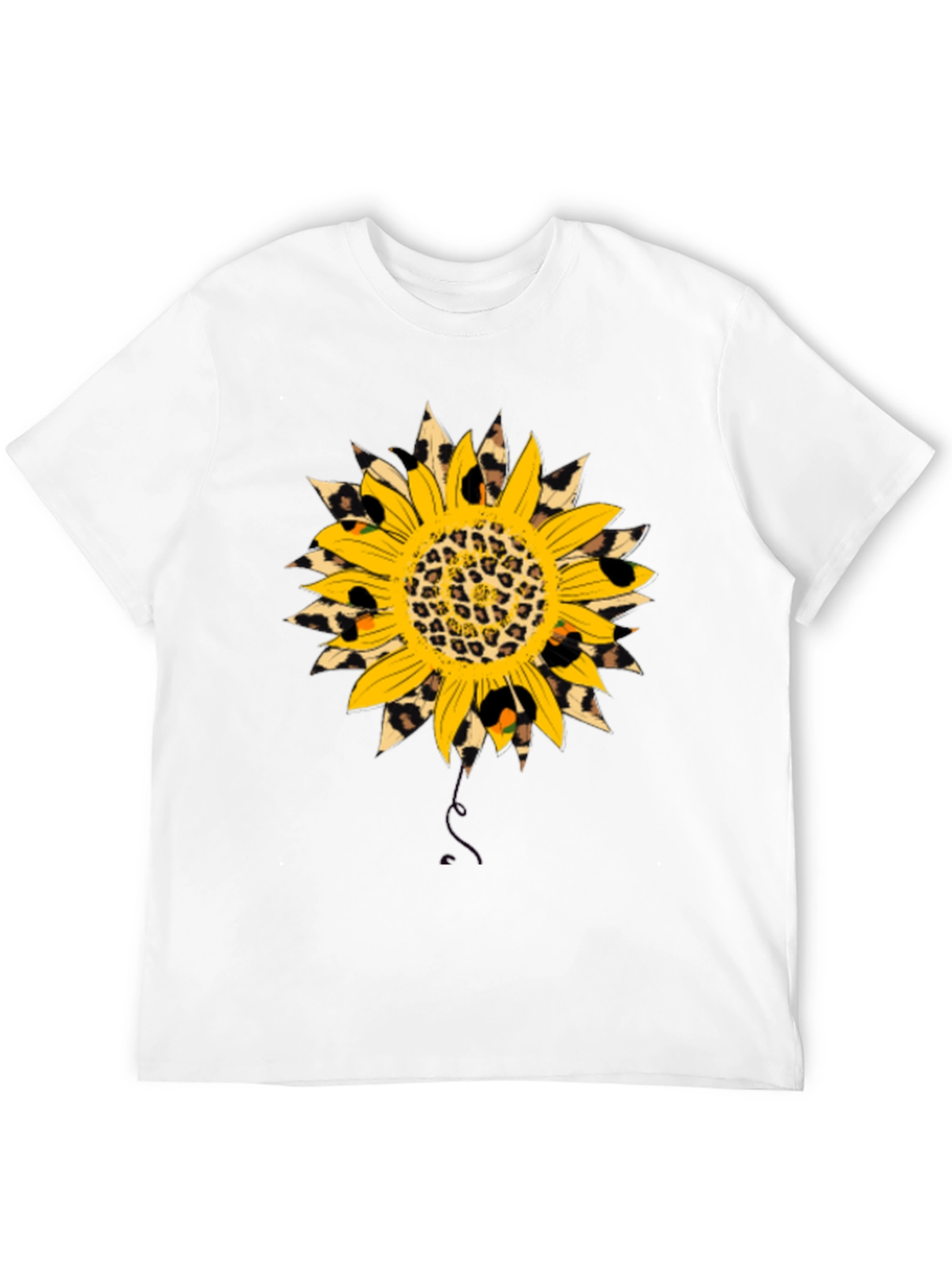 Sunflower Leopard Print Graphic Tee