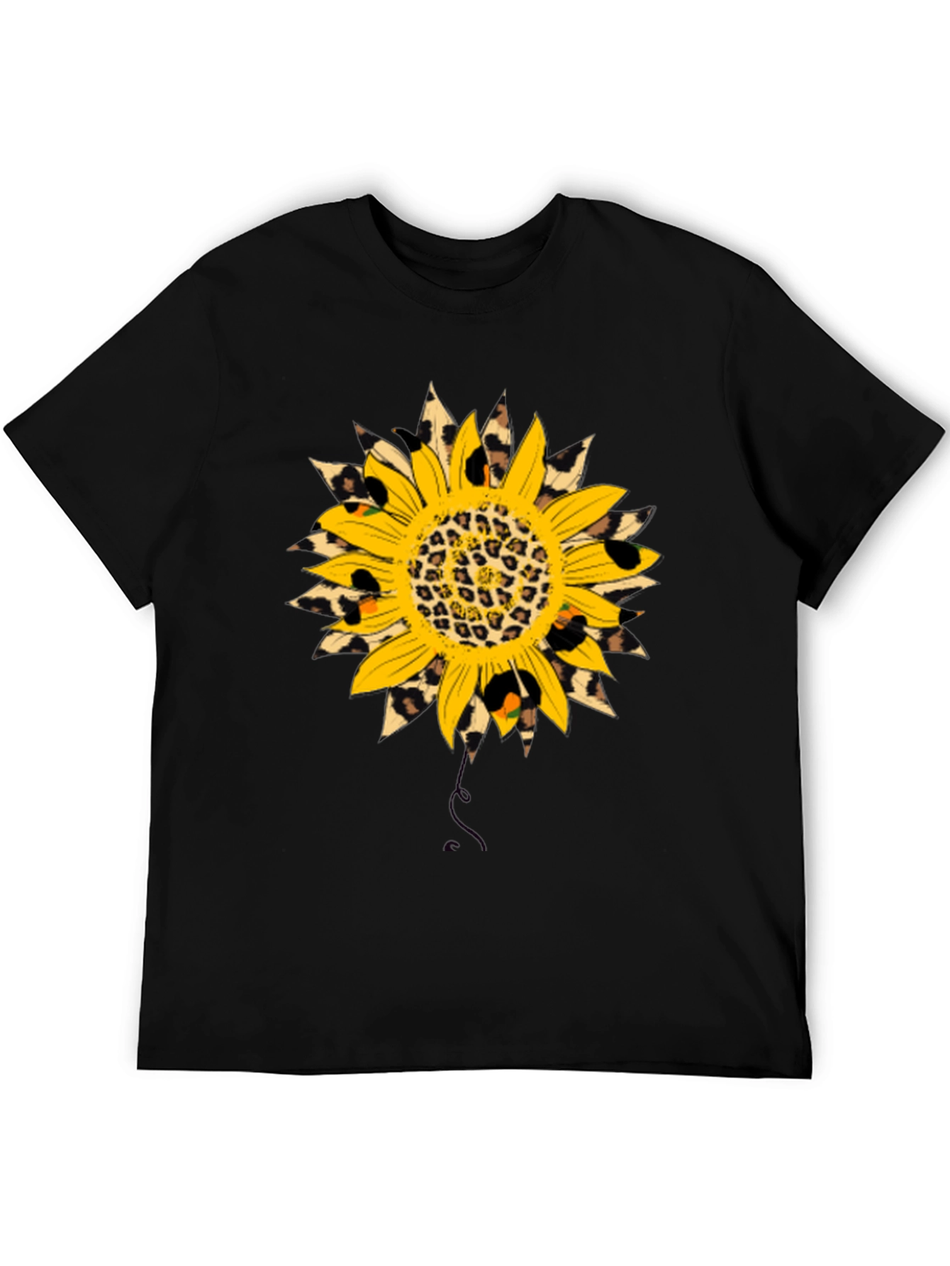 Sunflower Leopard Print Graphic Tee