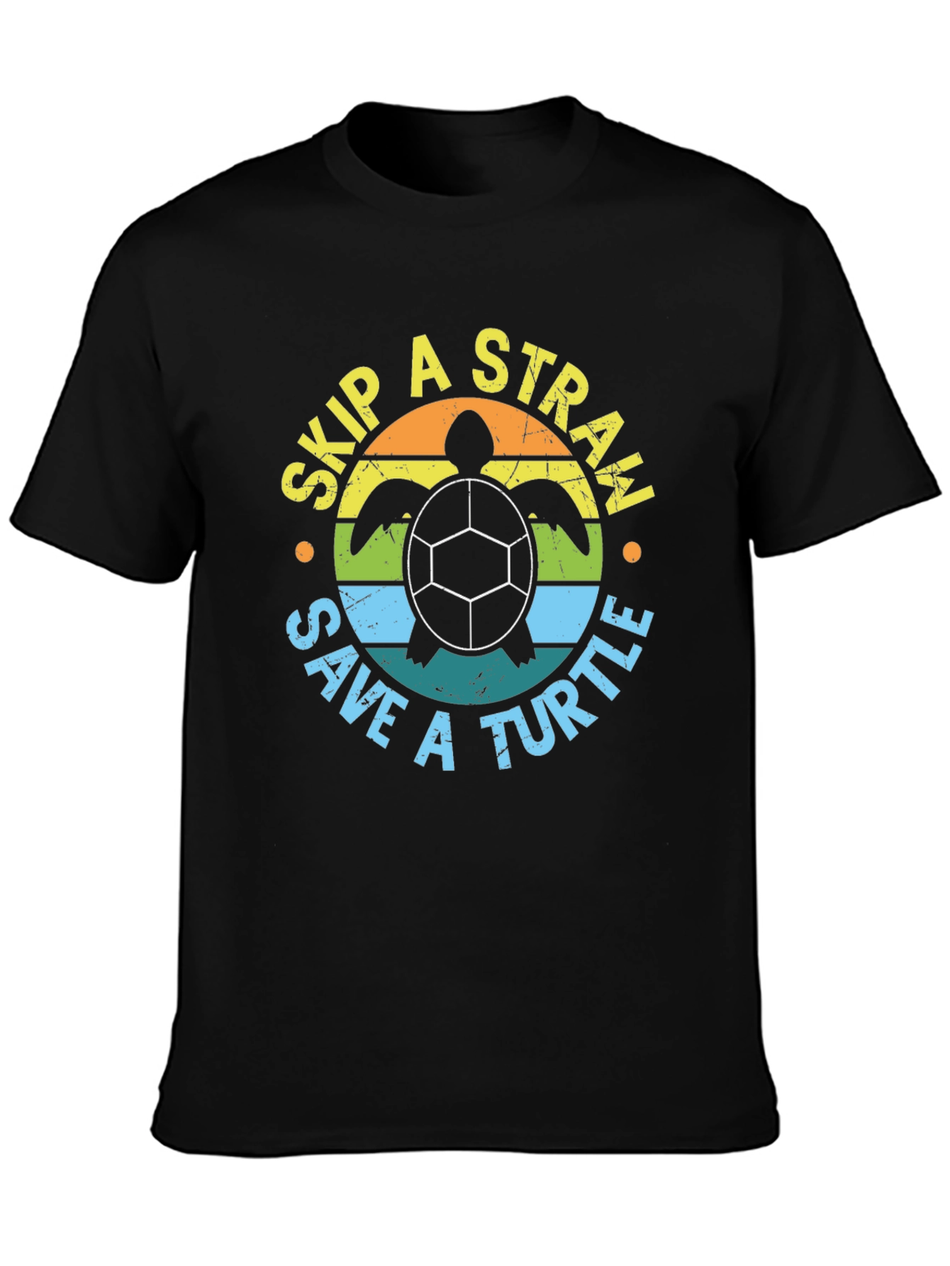 Skip a Straw Save a Turtle Graphic Tee