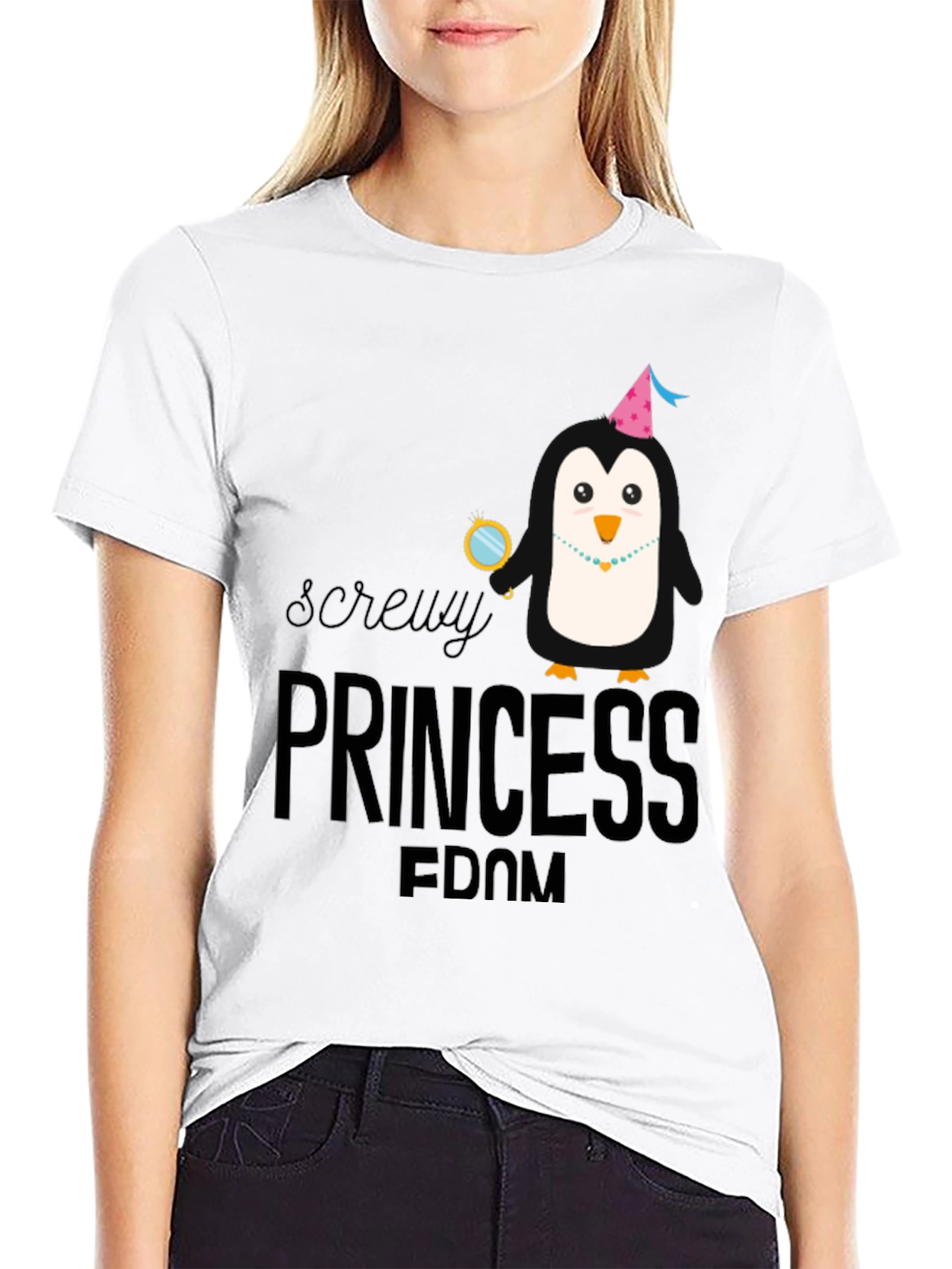 Screw Princessdom Penguin Tee