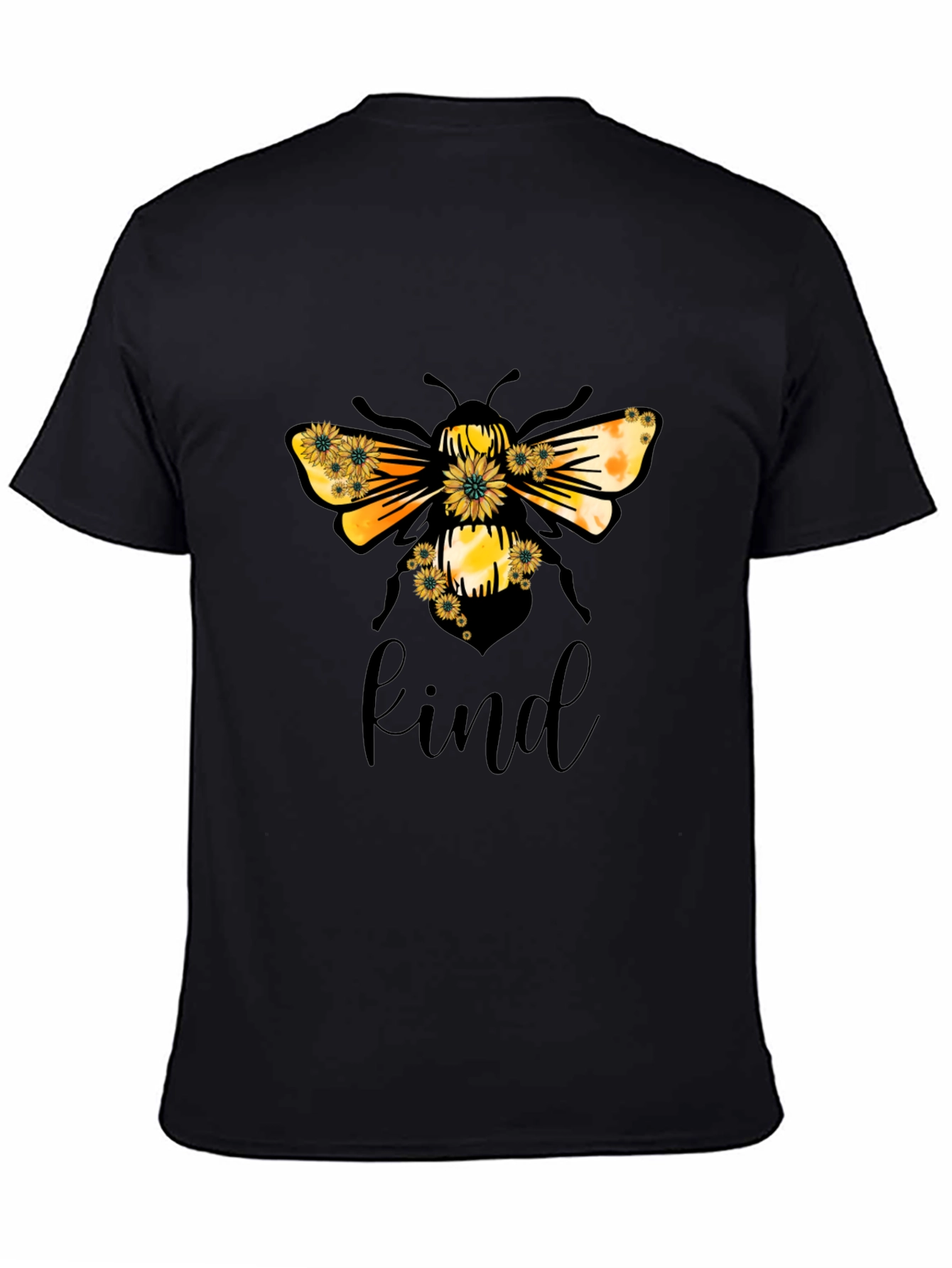 Bee Kind T-Shirt - Black Graphic Tee