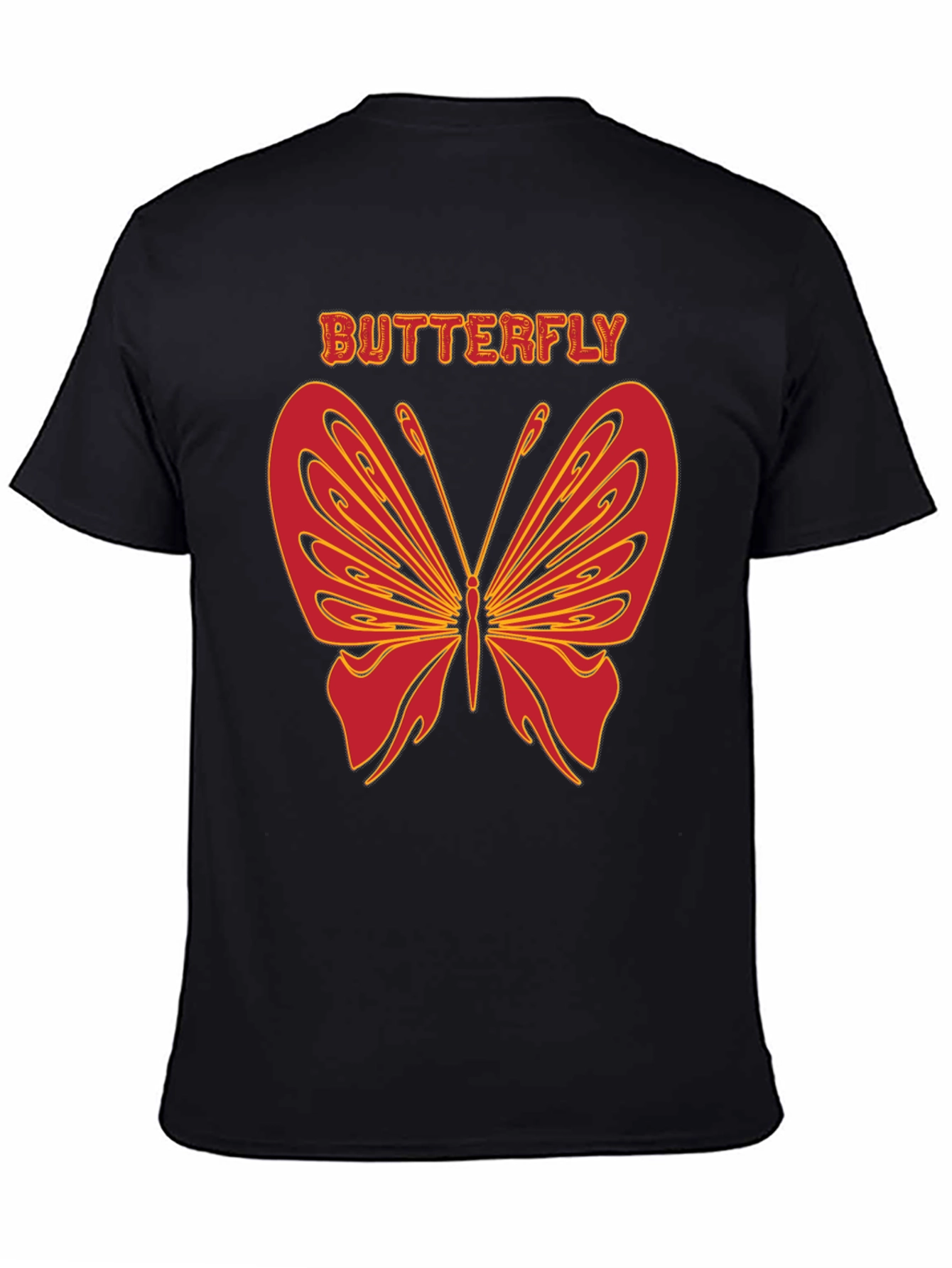 Butterfly Graphic Print T-Shirt