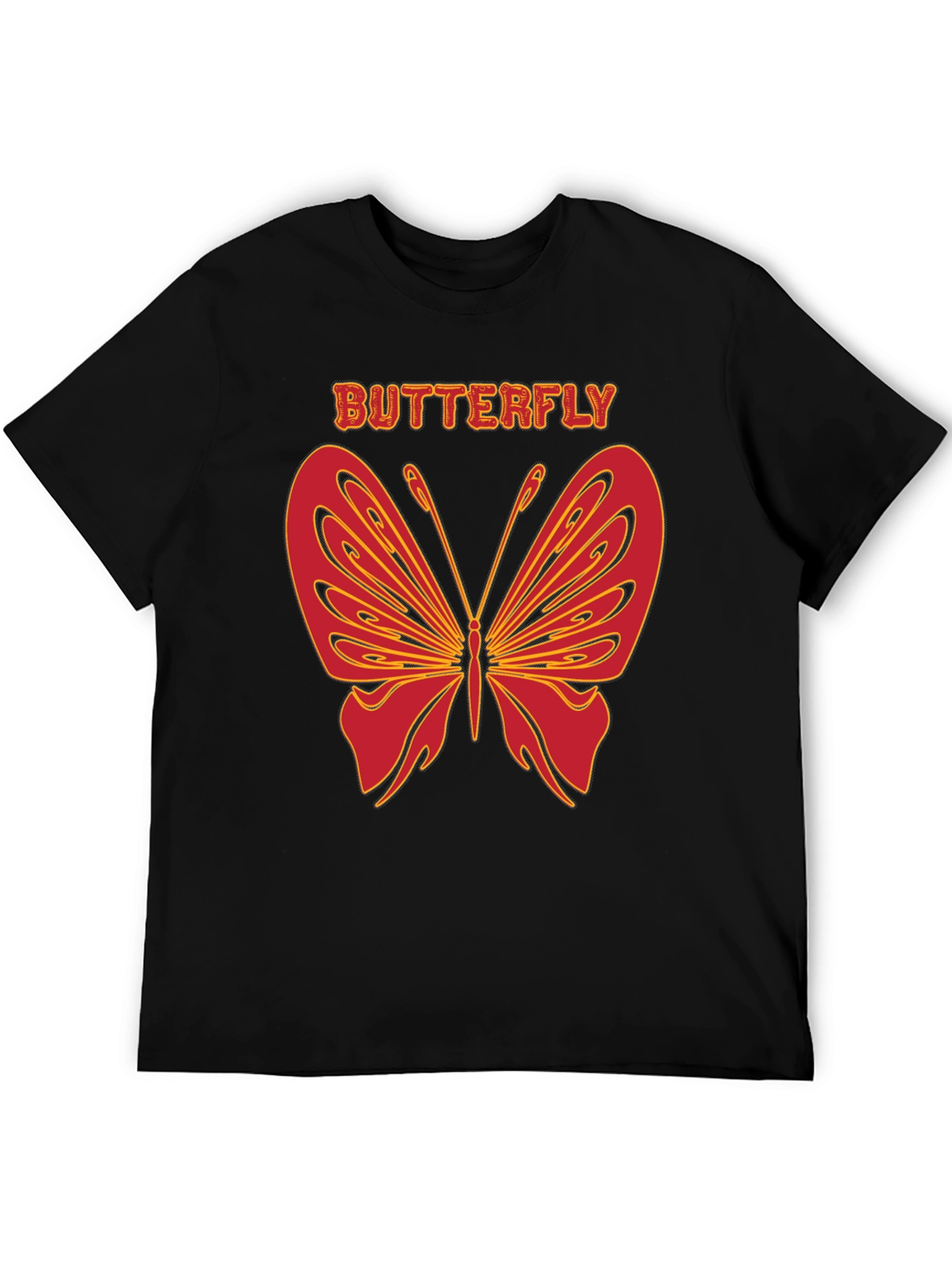 Butterfly Graphic Print T-Shirt