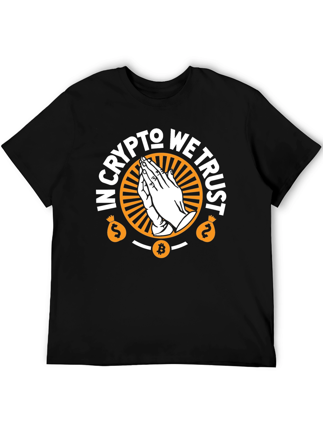 Crypto Trust Graphic T-Shirt - Black