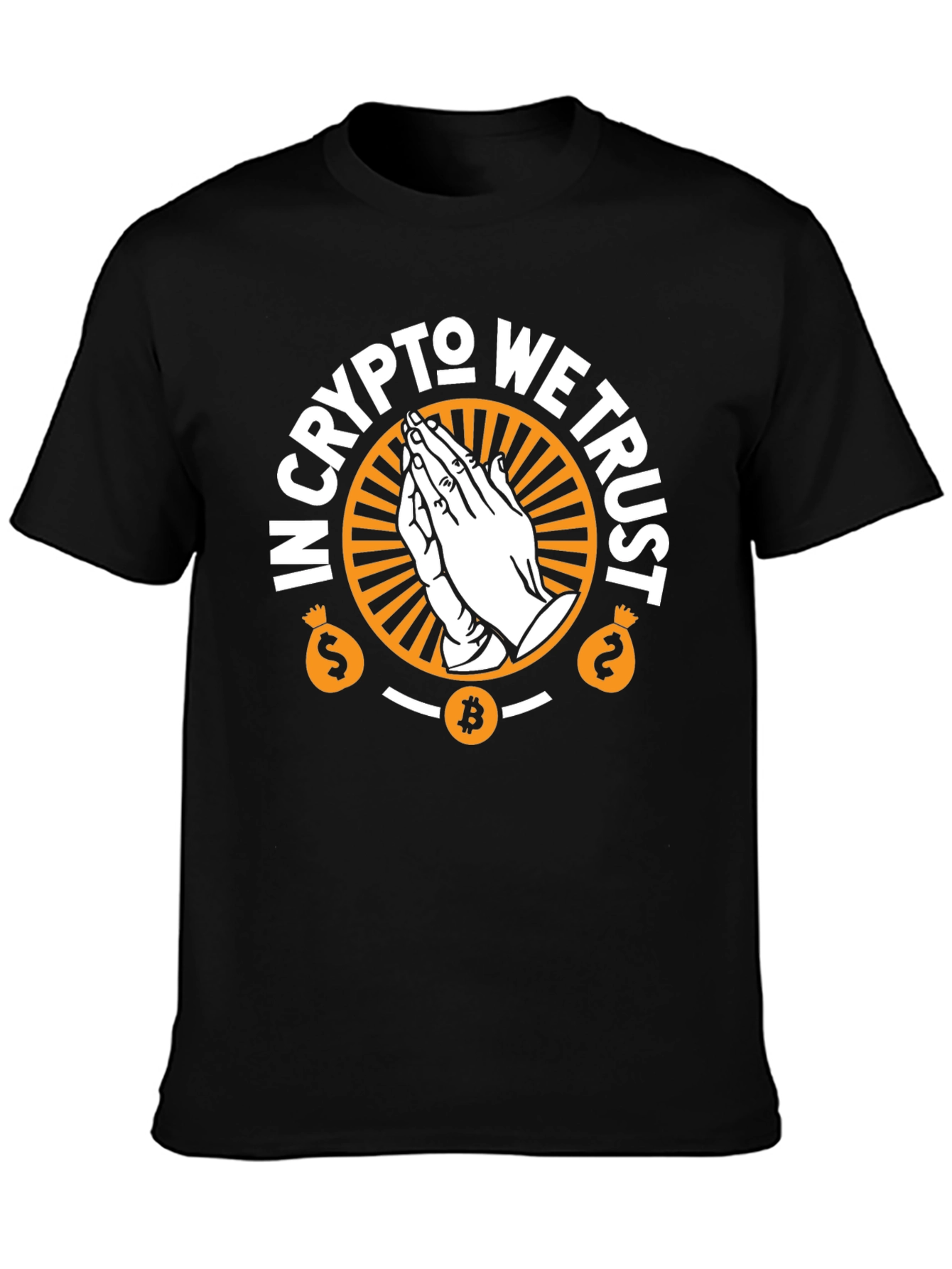 Crypto Trust Graphic T-Shirt - Black
