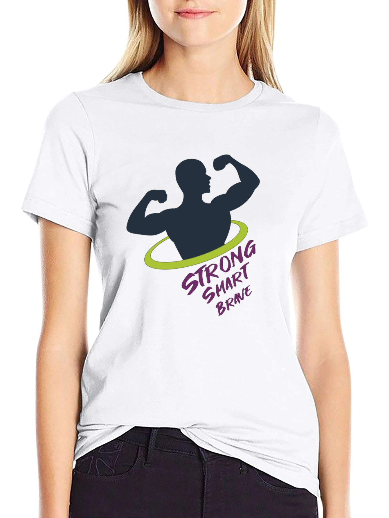 Strong Smart Brave Graphic T-Shirt