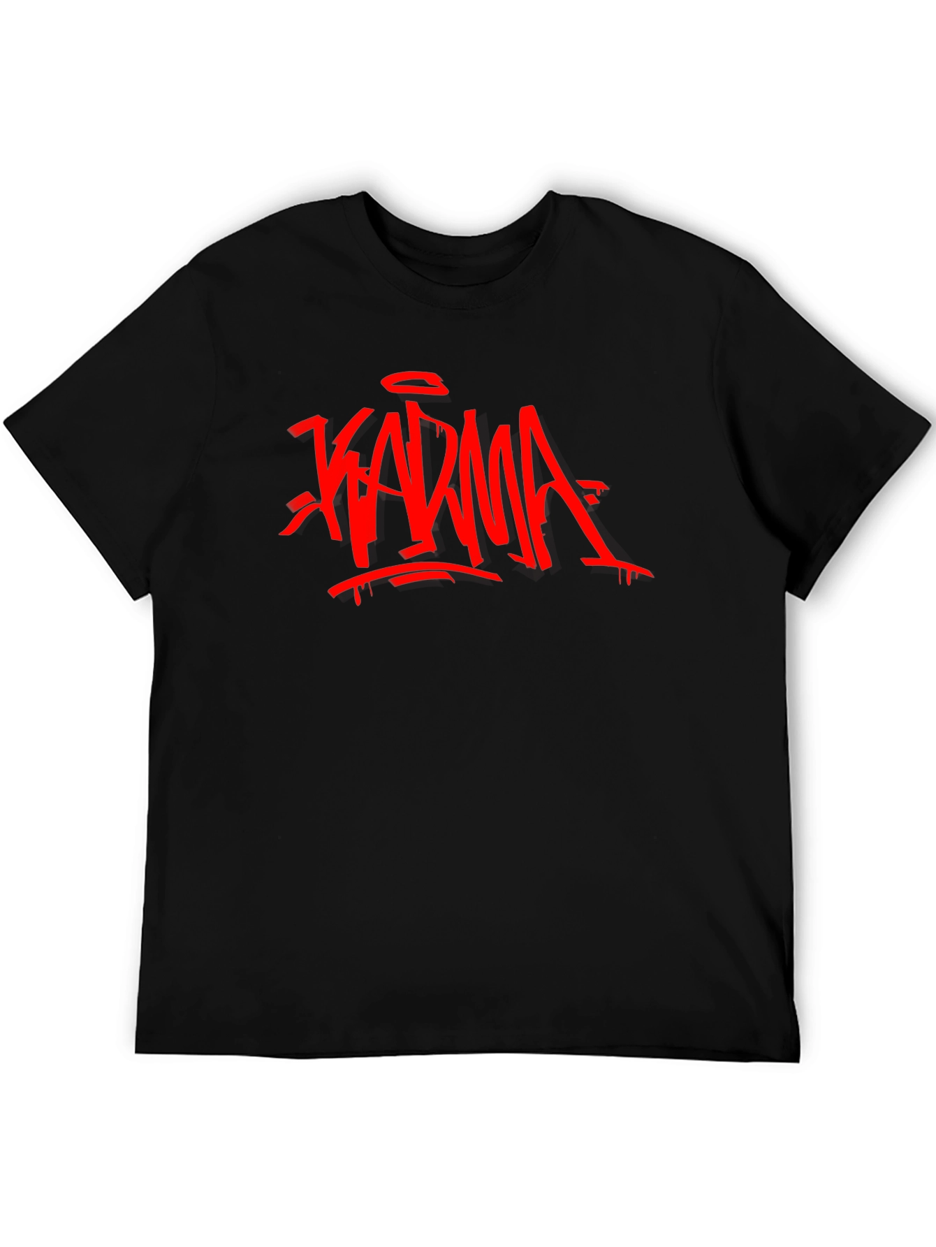 Karma Graffiti Black T-Shirt